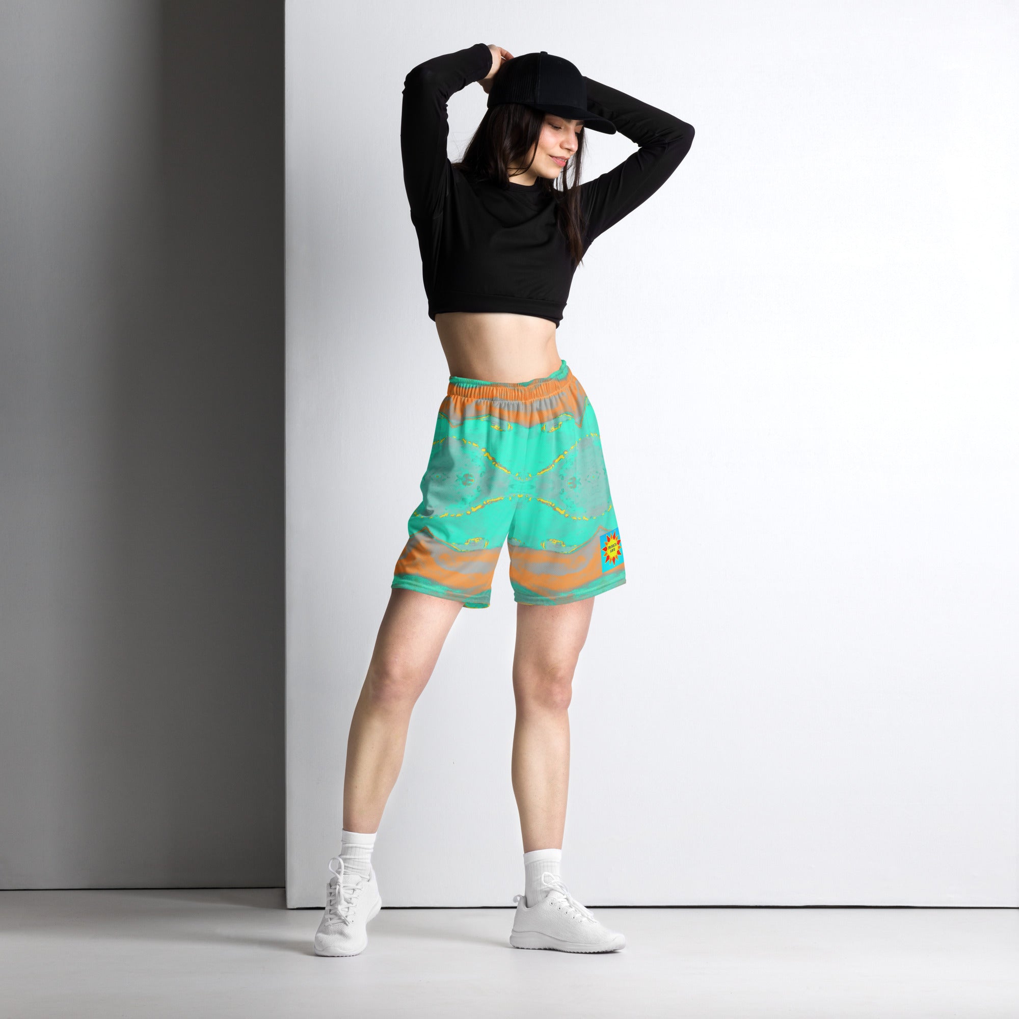 Gulf Shore Women's Eco-Friendly Mesh Shorts Triboca Arts