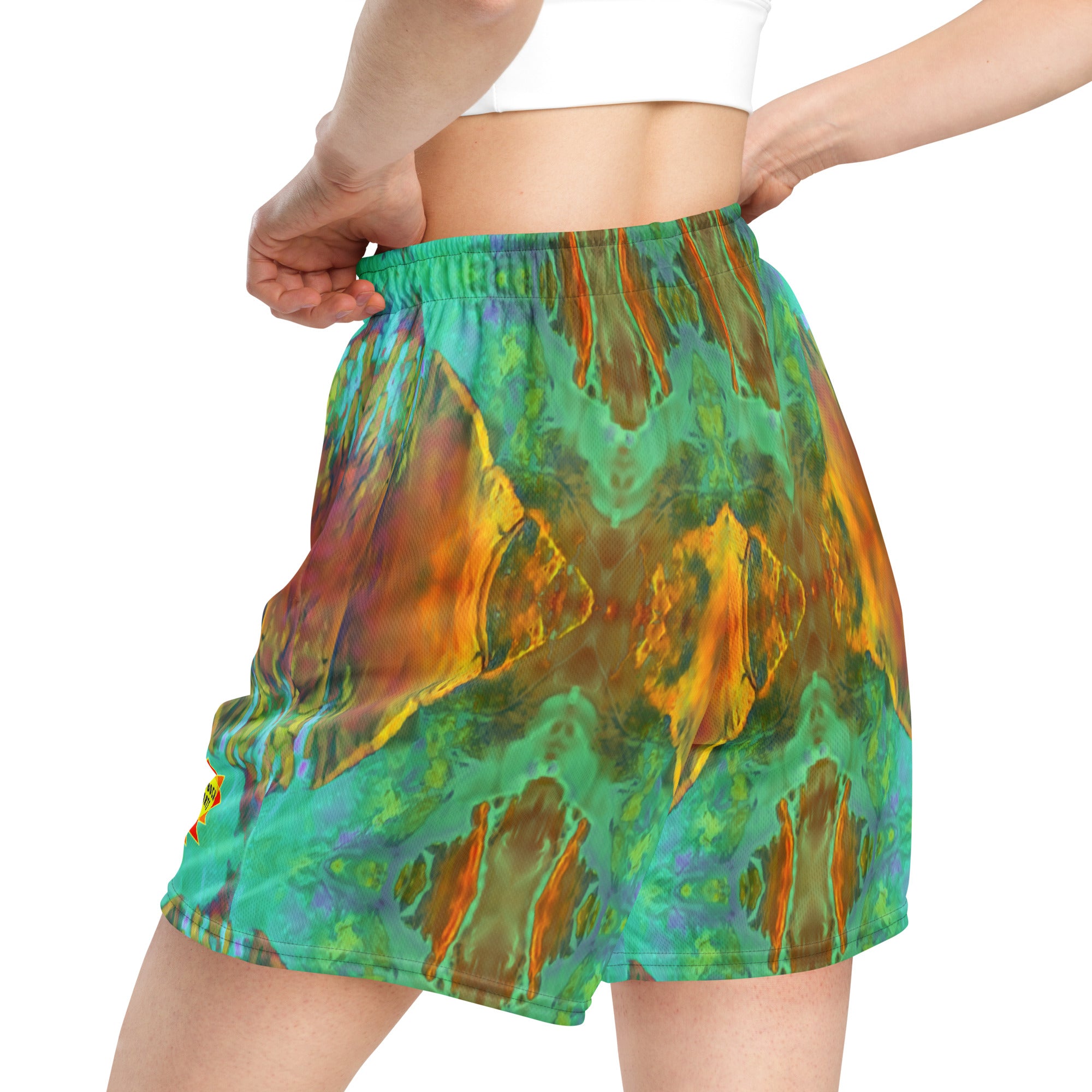 Gold Canyon Women's Eco-Friendly Mesh Shorts Triboca Arts   