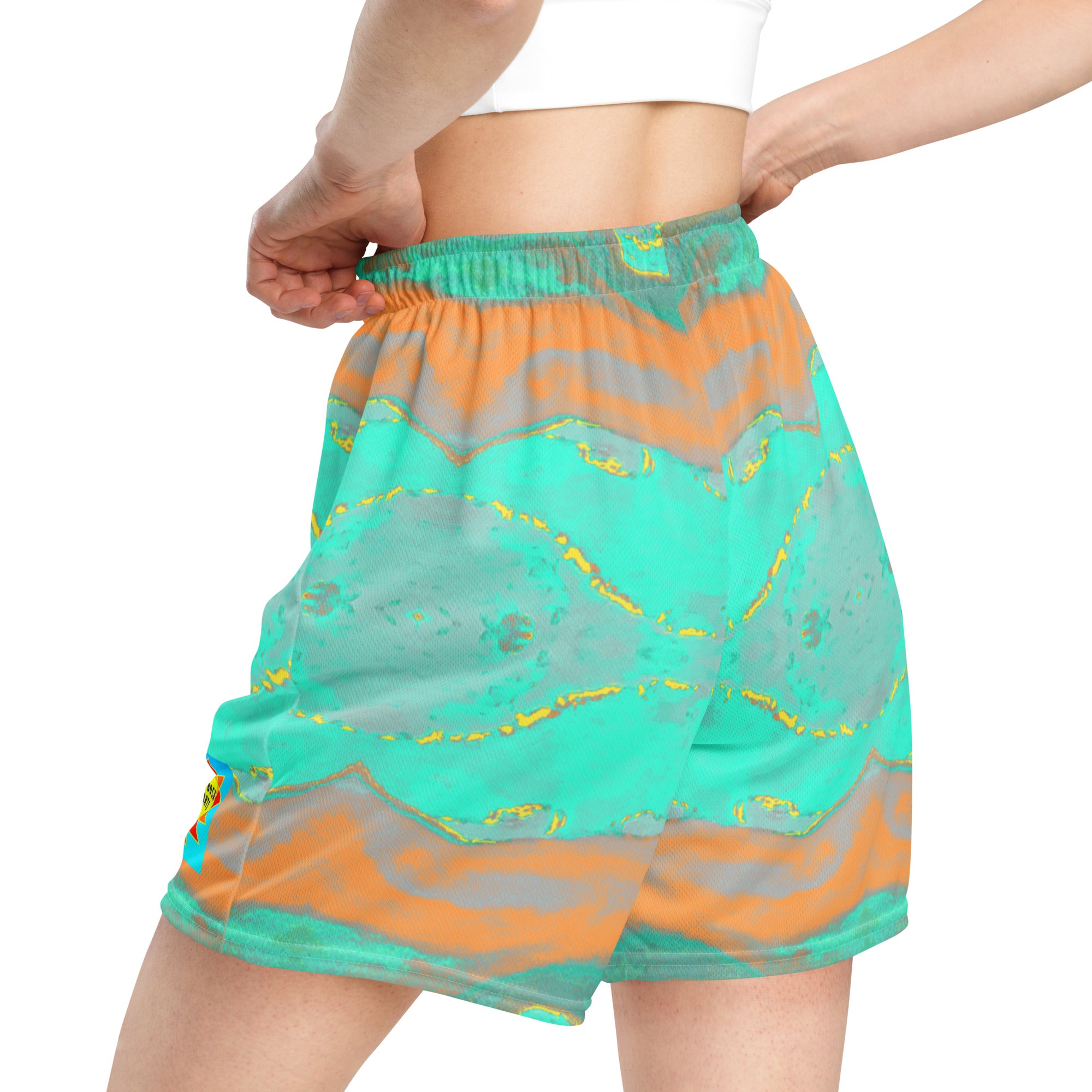 Gulf Shore Women's Eco-Friendly Mesh Shorts Triboca Arts