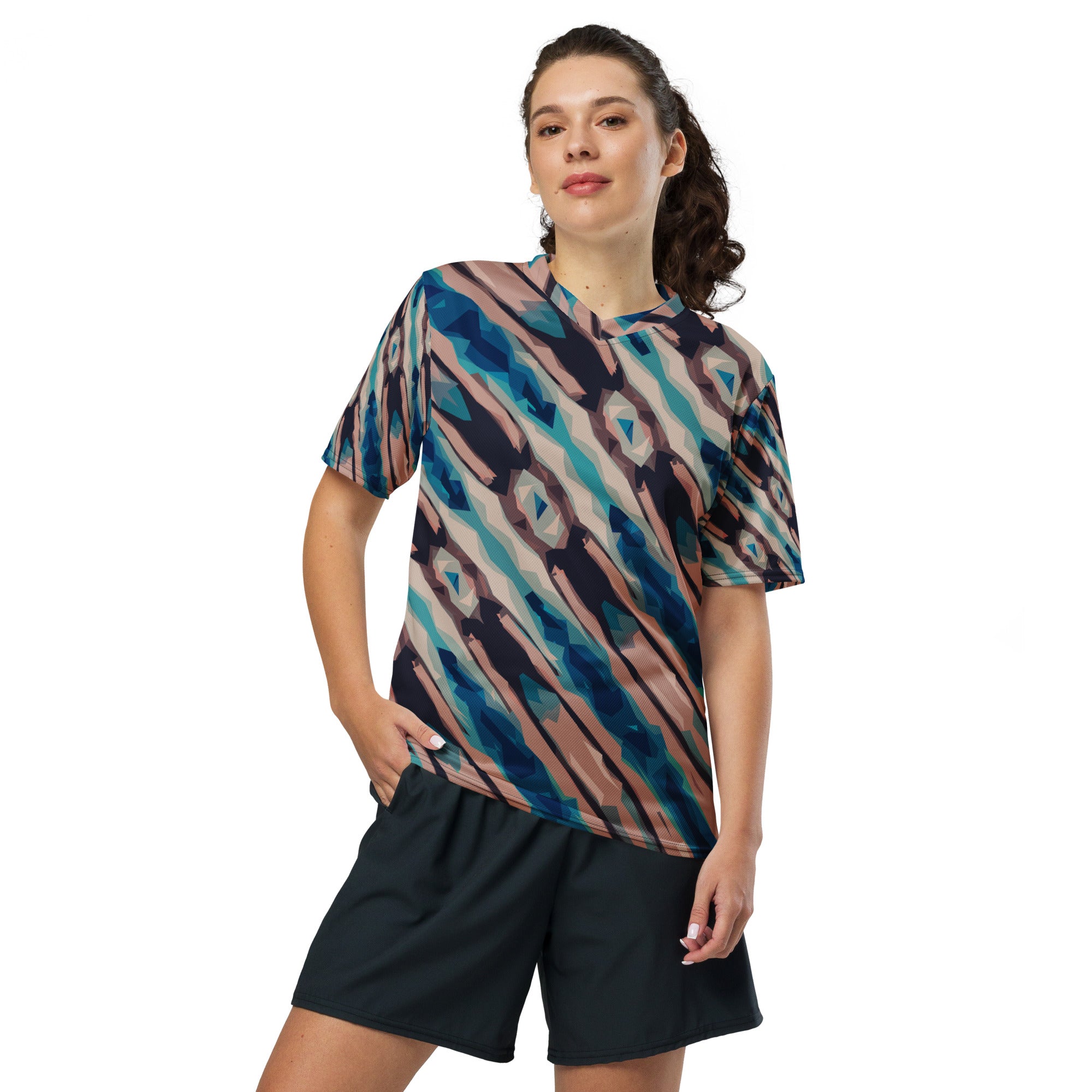 Bay Jetties Tide Pool Unisex Eco-Friendly Sports Jersey Triboca Arts