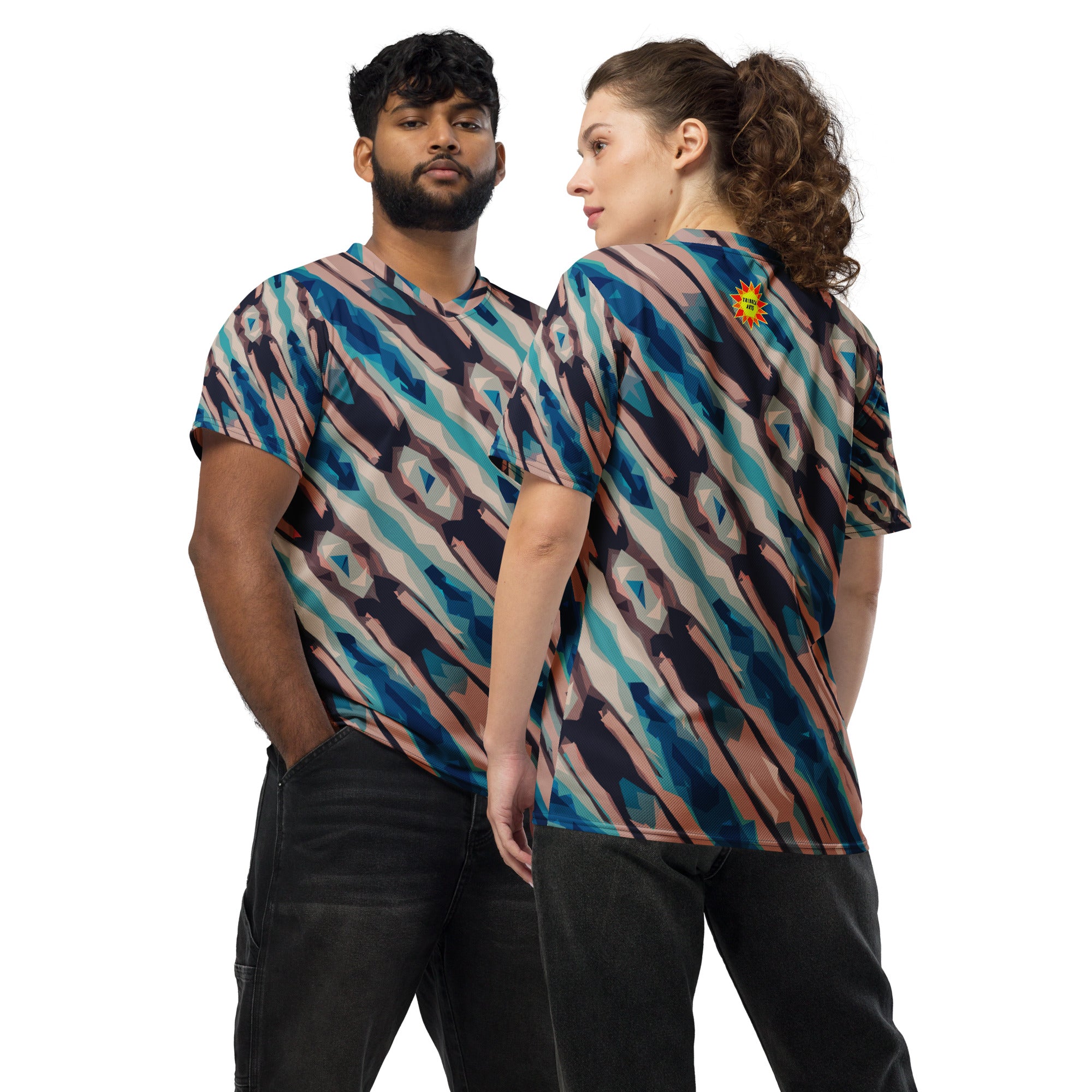 Bay Jetties Tide Pool Unisex Eco-Friendly Sports Jersey Triboca Arts