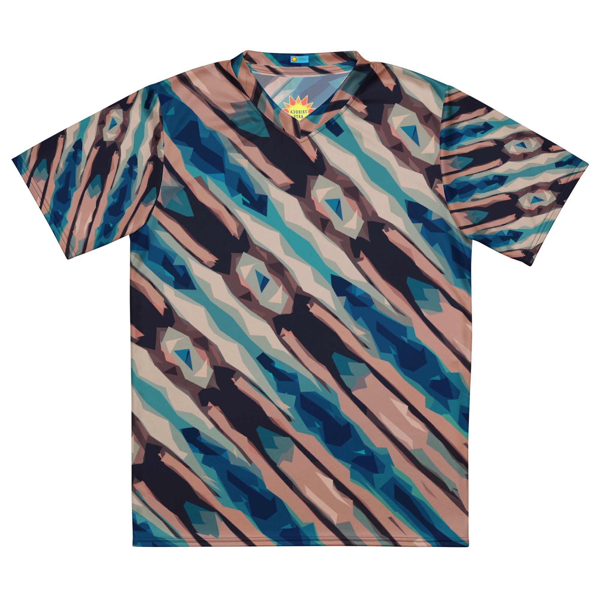 Bay Jetties Tide Pool Unisex Eco-Friendly Sports Jersey Triboca Arts