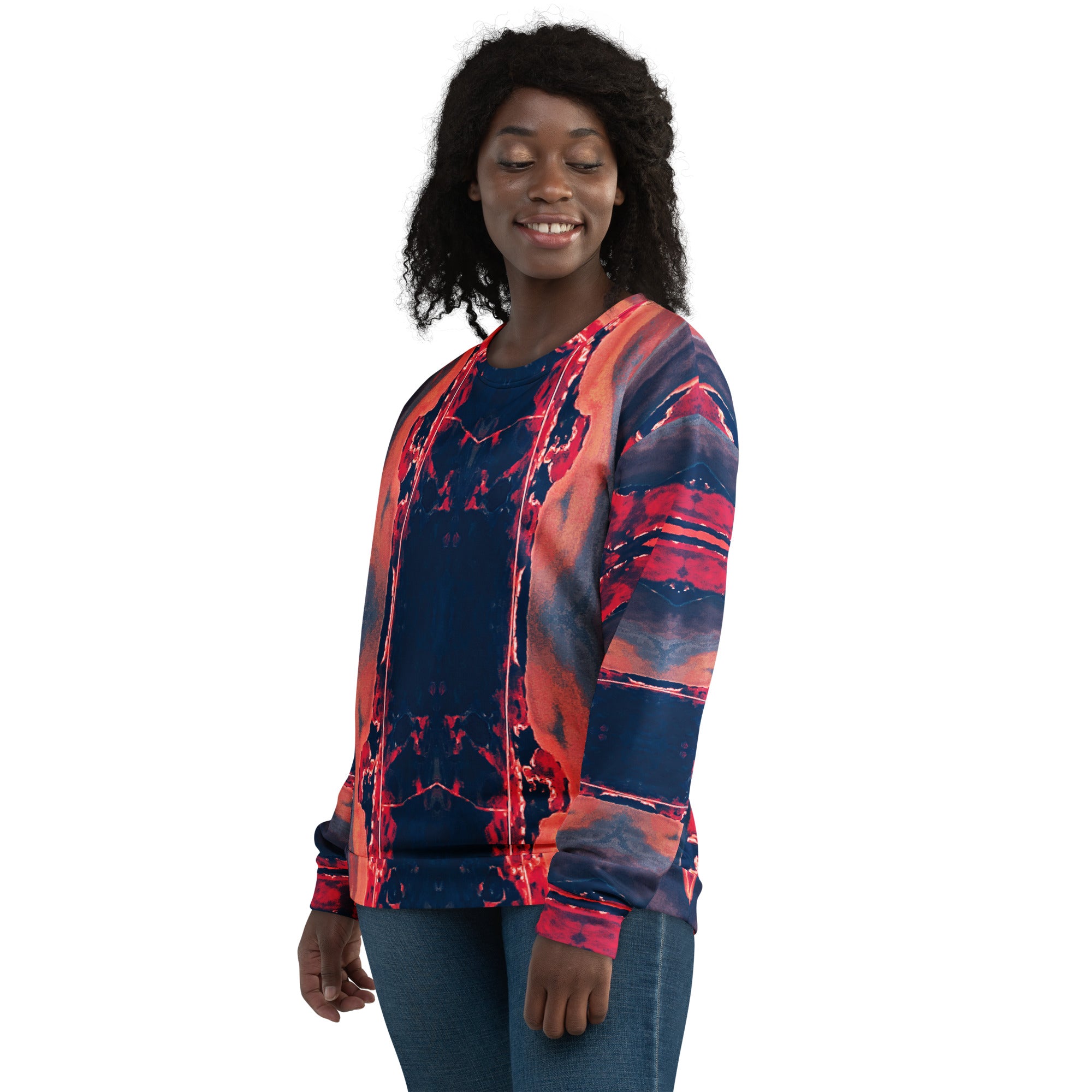 Gulf Shore Women's Eco-Friendly Sweatshirt Triboca Arts