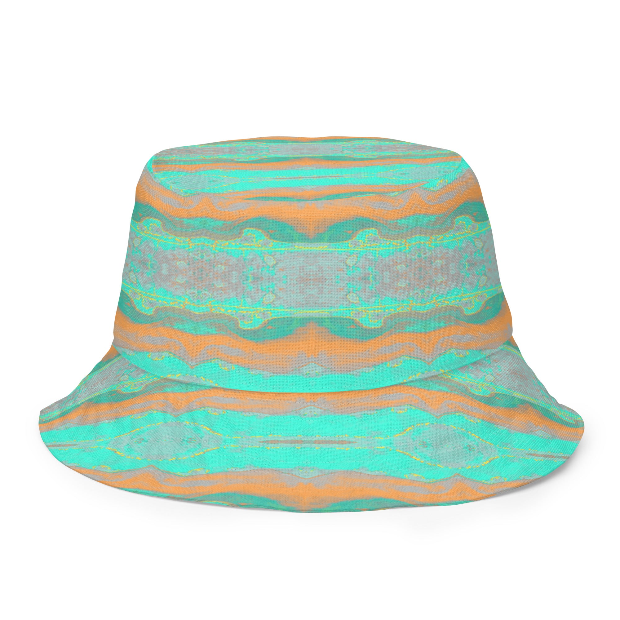 Gulf Shore Reversible Bucket Hat Triboca Arts