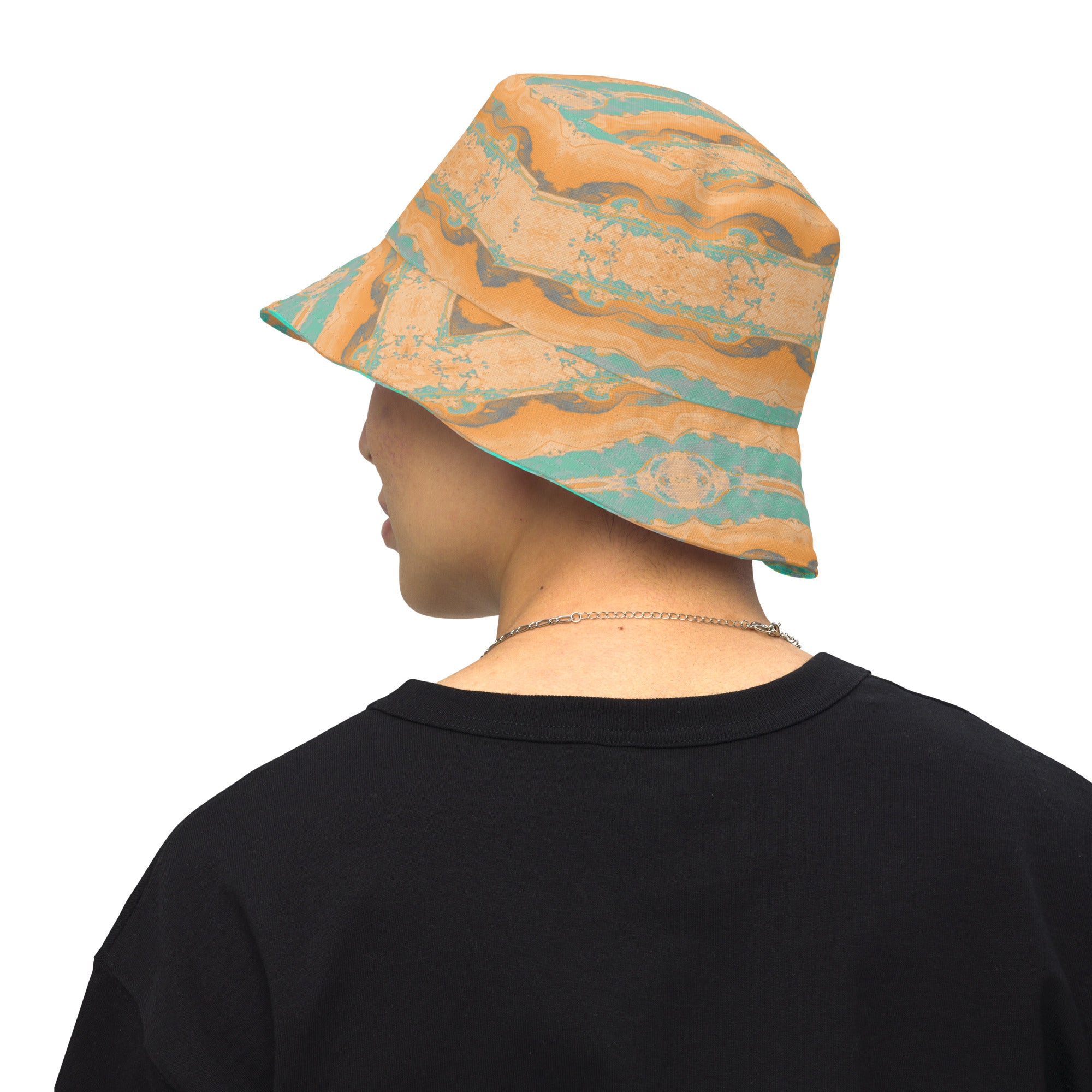 Gulf Shore Reversible Bucket Hat Triboca Arts