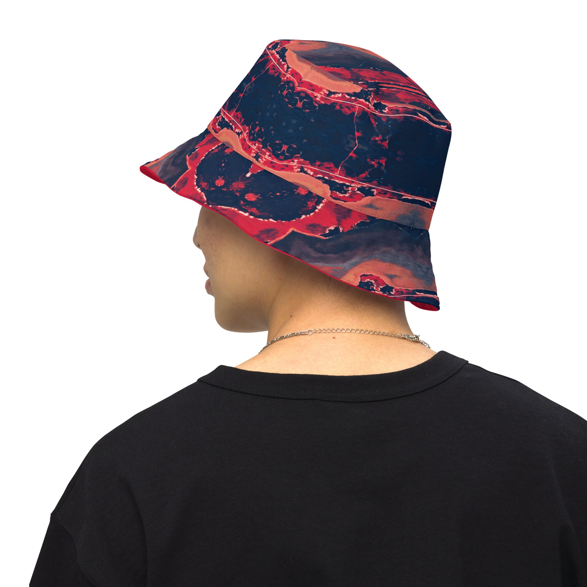 Gulf Shore Reversible Bucket Hat Triboca Arts