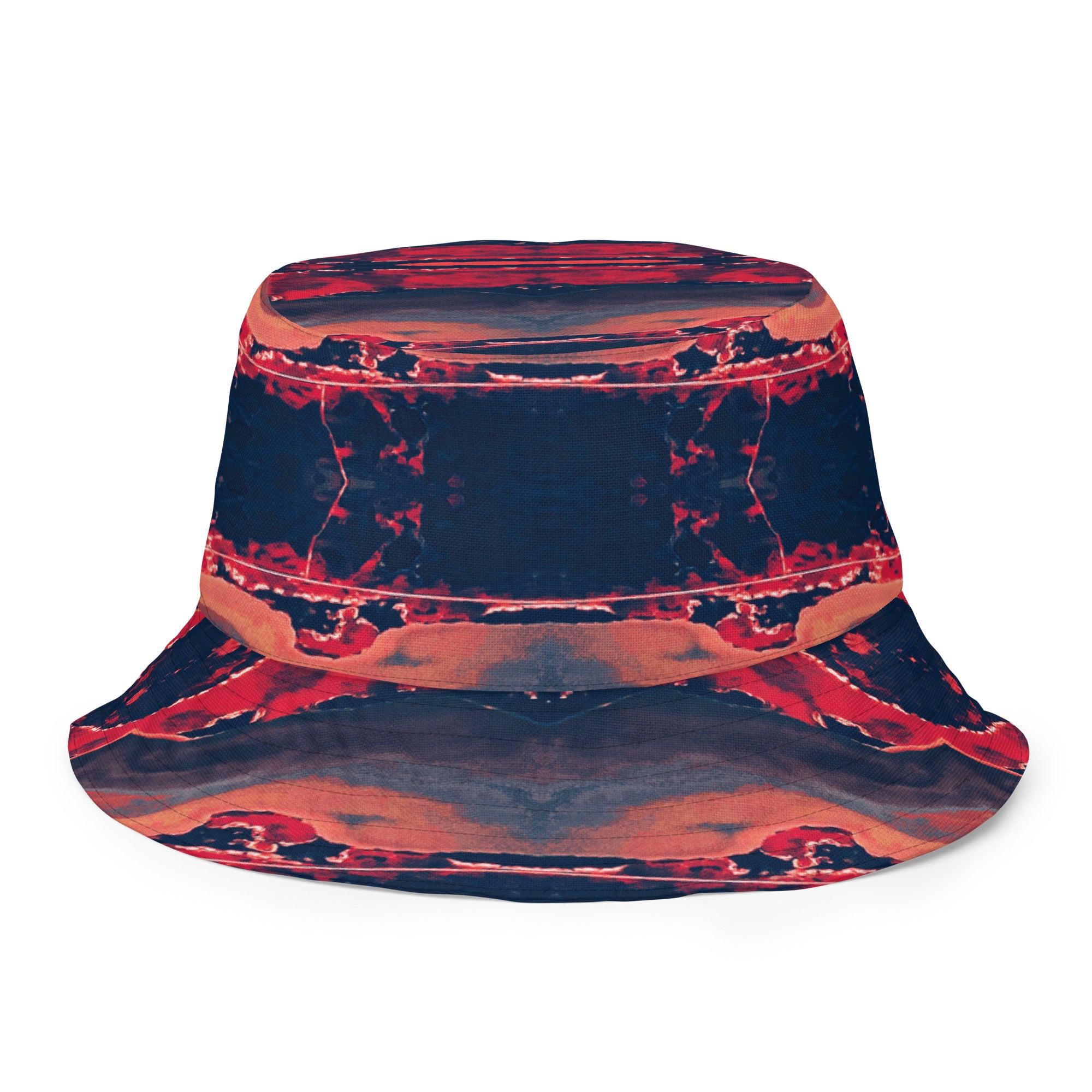 Gulf Shore Reversible Bucket Hat Triboca Arts