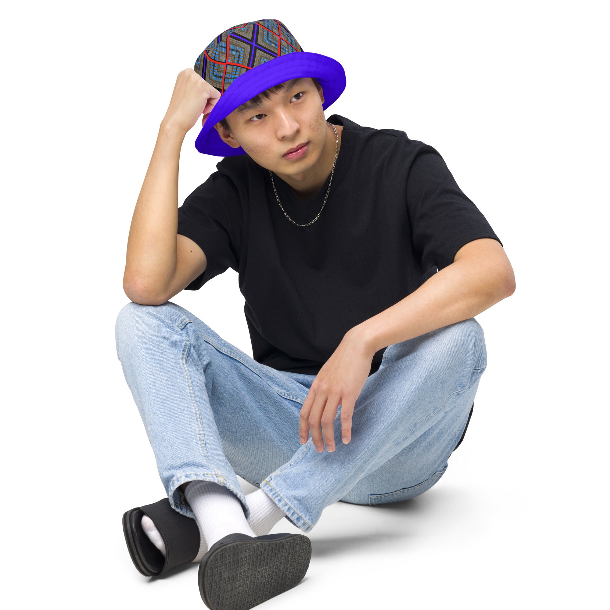 Skylights Reversible Bucket Hat Triboca Arts