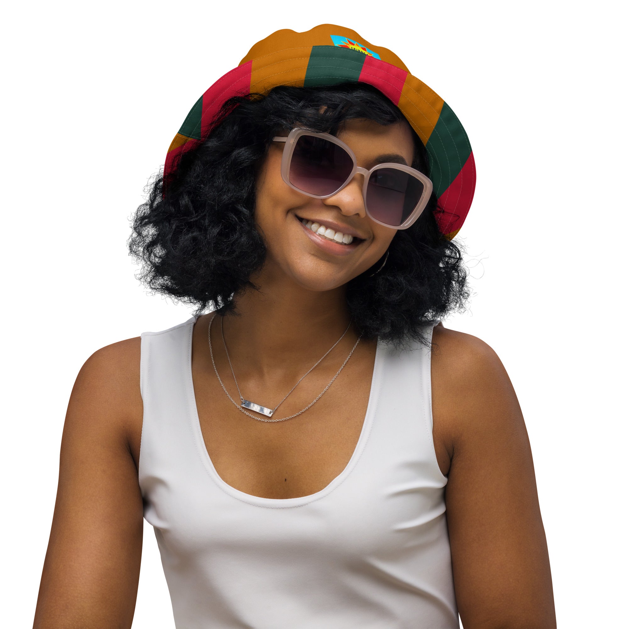 Gulf Shore Reversible Bucket Hat Triboca Arts