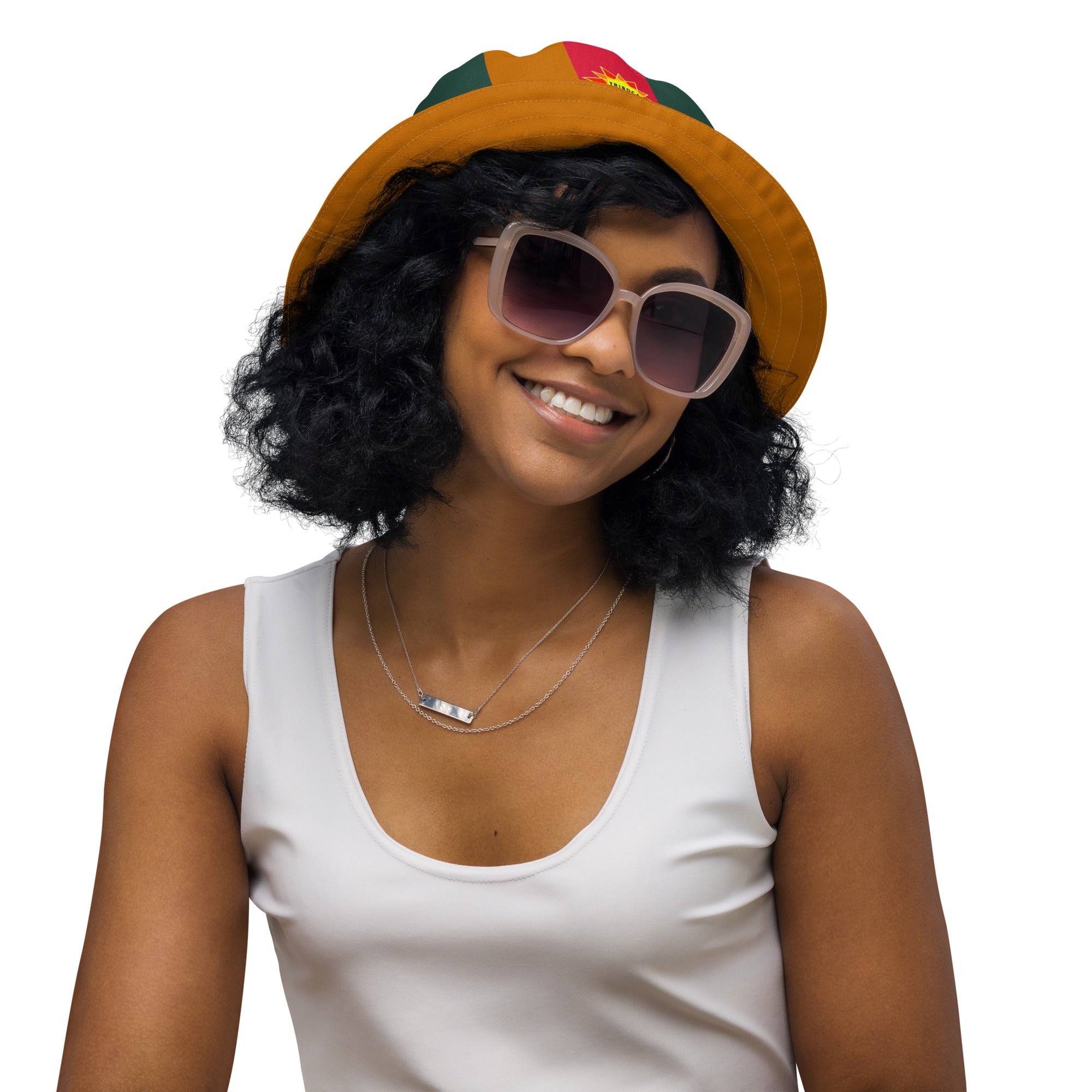 Gulf Shore Reversible Bucket Hat Triboca Arts S/M