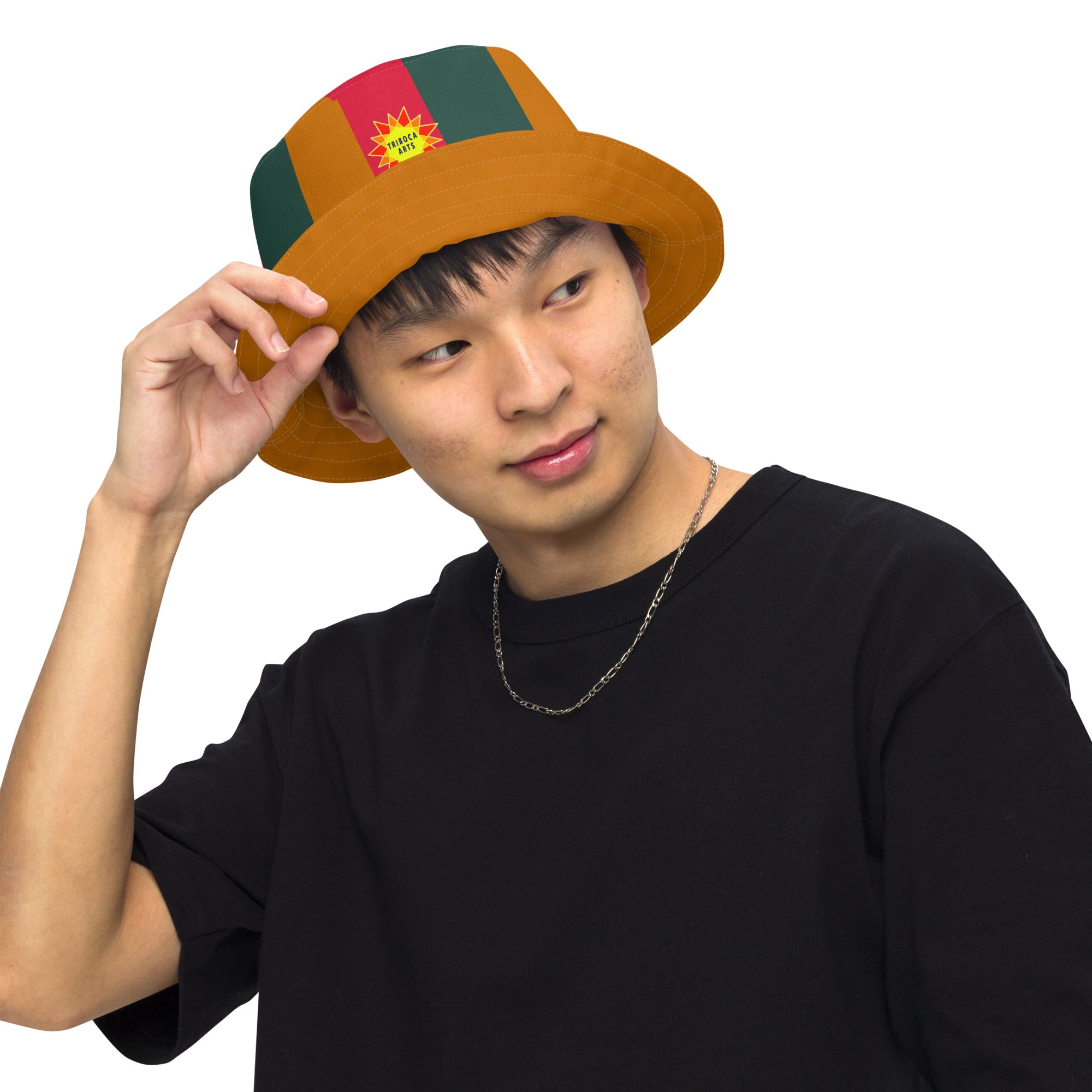 Gulf Shore Reversible Bucket Hat Triboca Arts