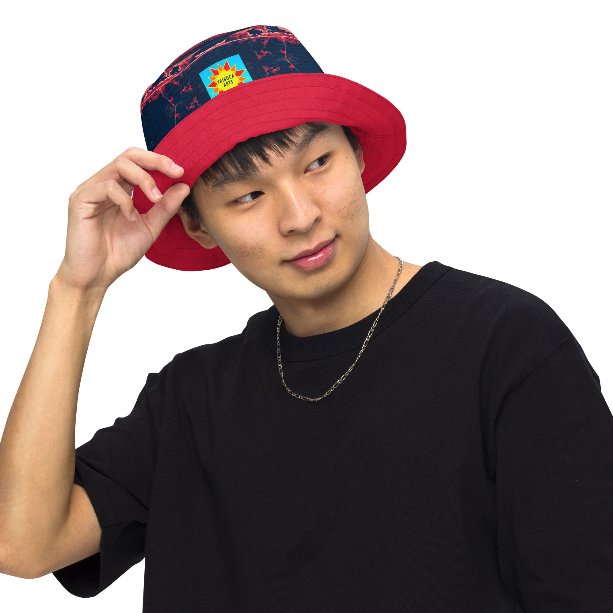 Gulf Shore Reversible Bucket Hat Triboca Arts