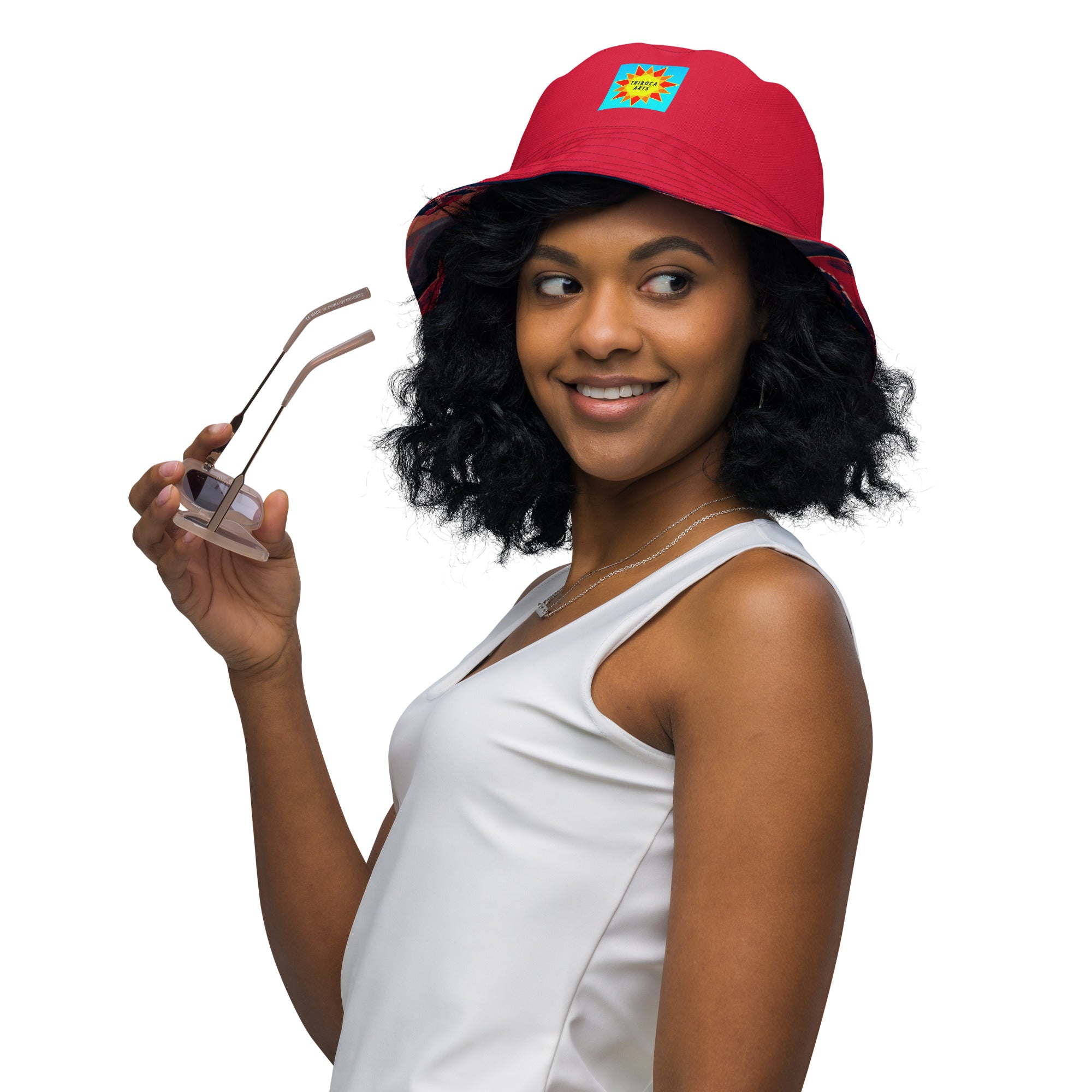 Gulf Shore Reversible Bucket Hat Triboca Arts