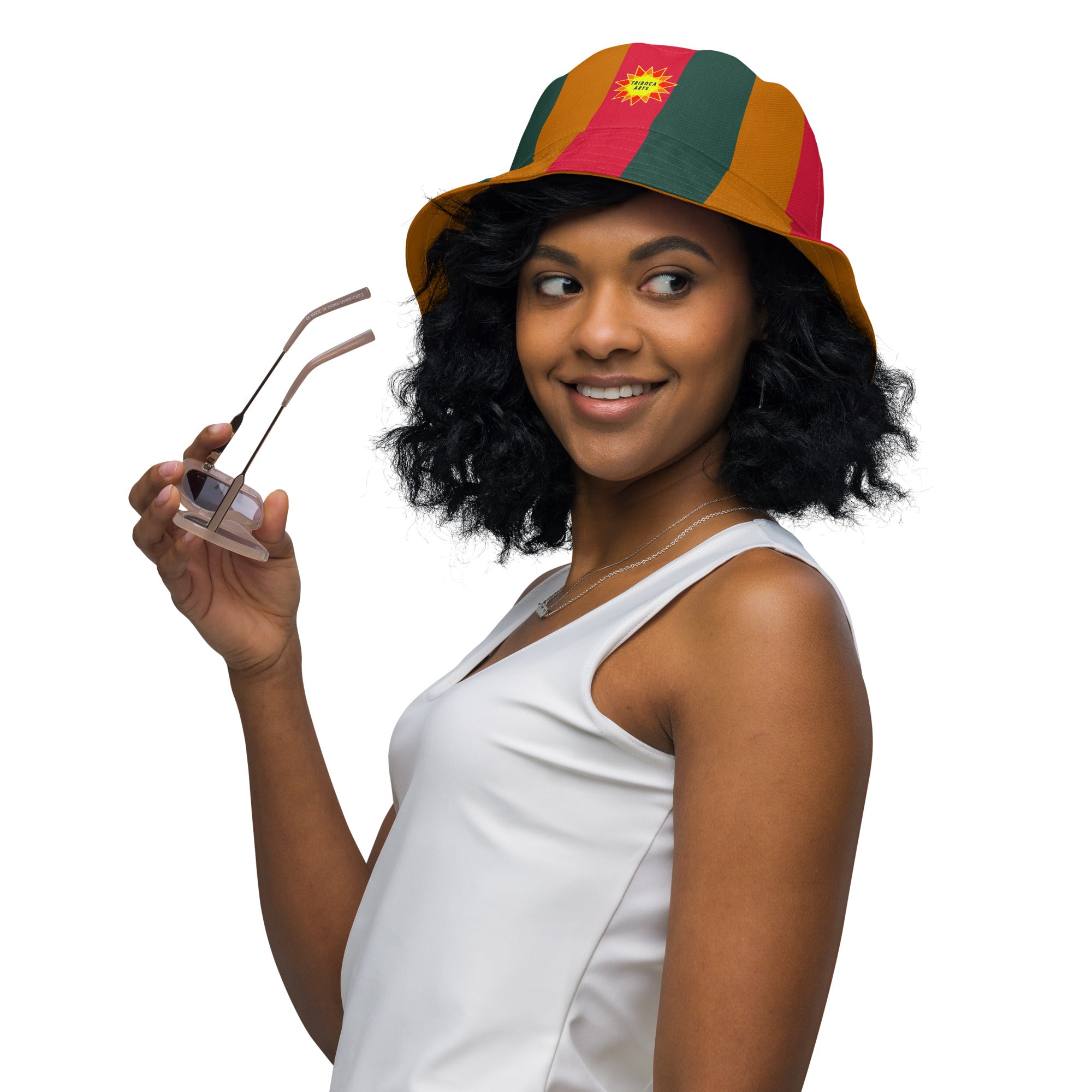 Gulf Shore Reversible Bucket Hat Triboca Arts