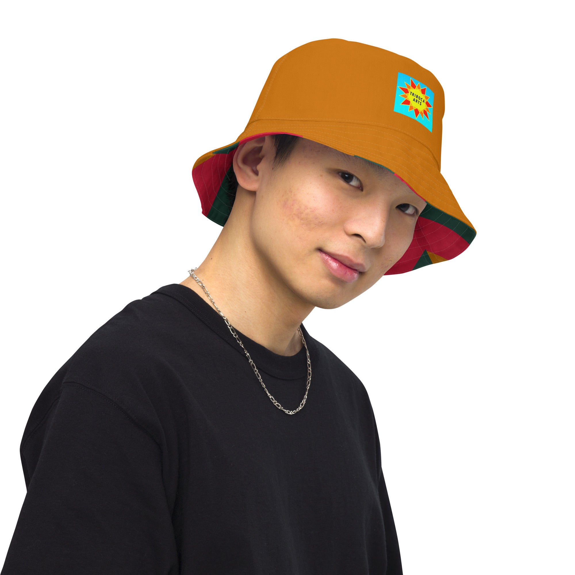 Gulf Shore Reversible Bucket Hat Triboca Arts