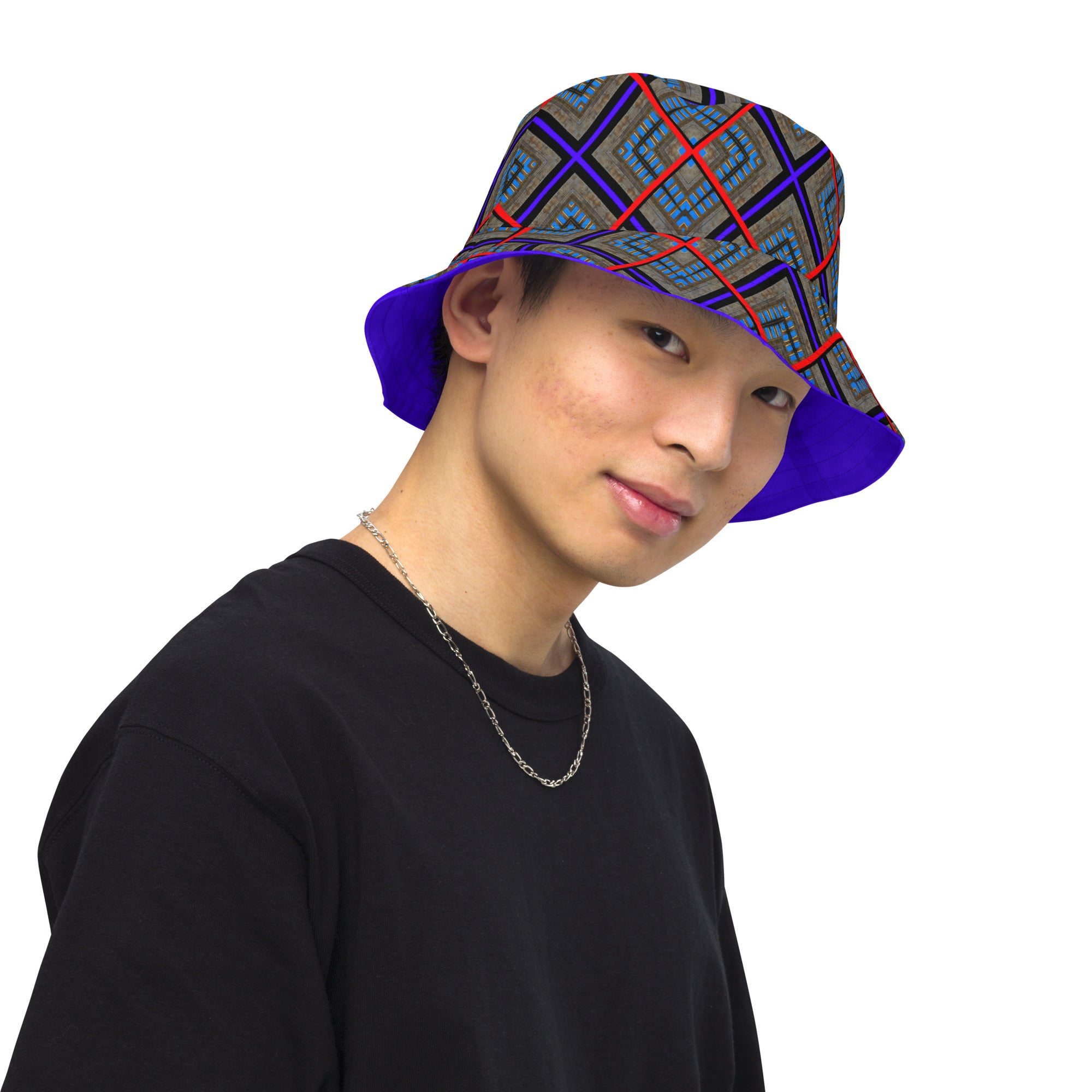 Skylights Reversible Bucket Hat Triboca Arts