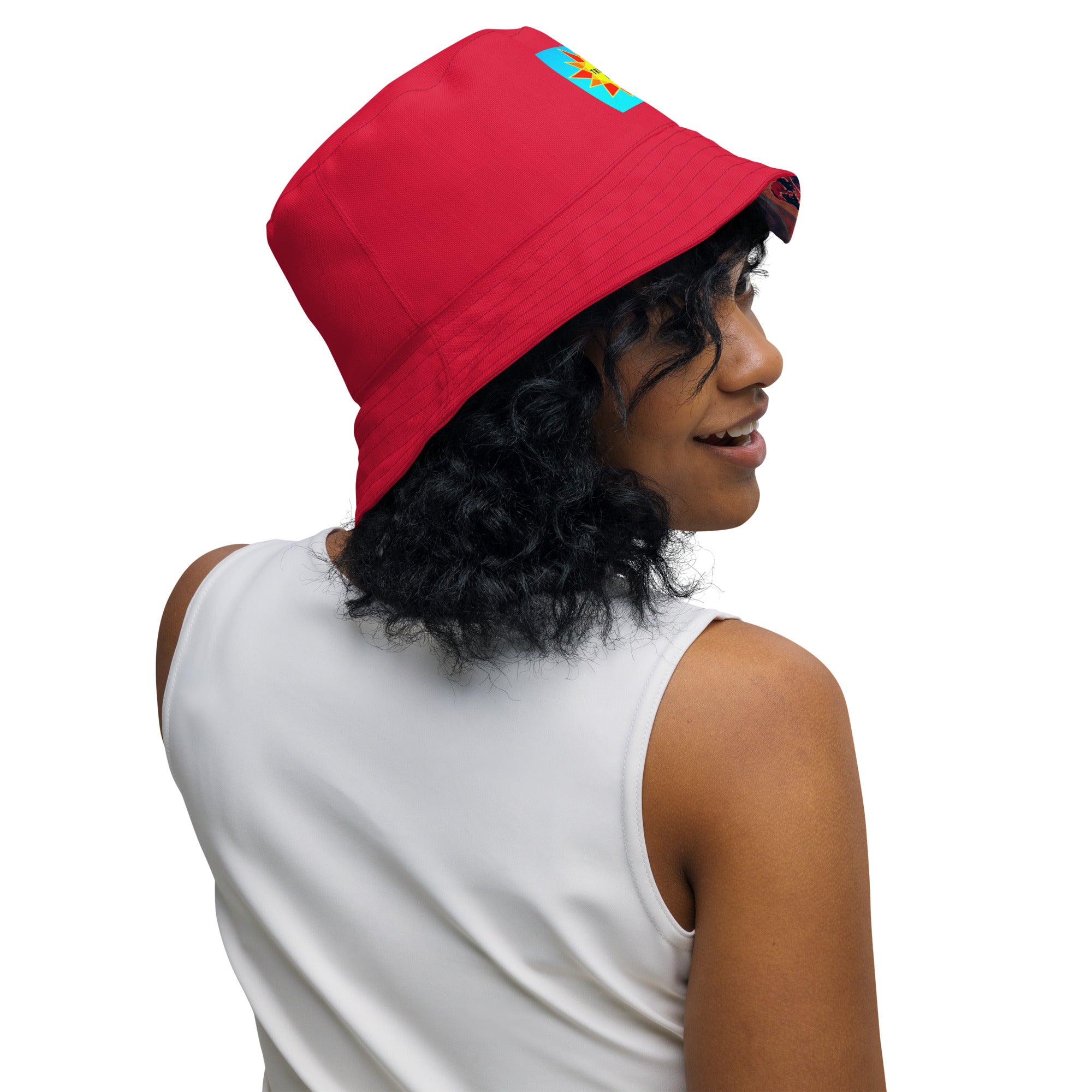 Gulf Shore Reversible Bucket Hat Triboca Arts