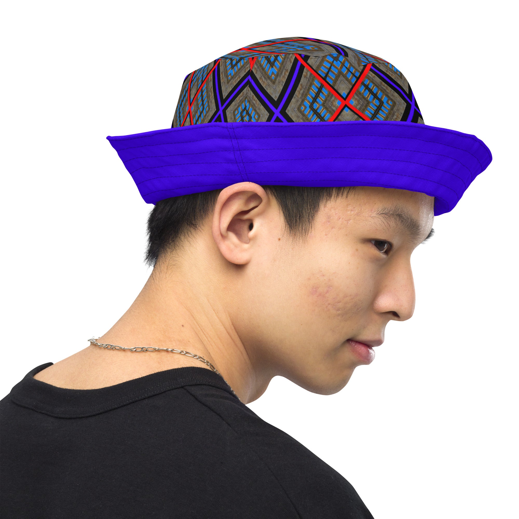 Skylights Reversible Bucket Hat Triboca Arts