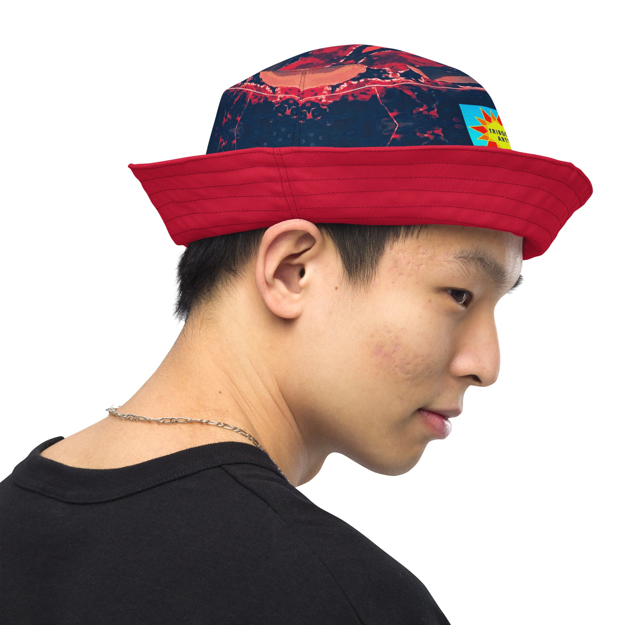 Gulf Shore Reversible Bucket Hat Triboca Arts