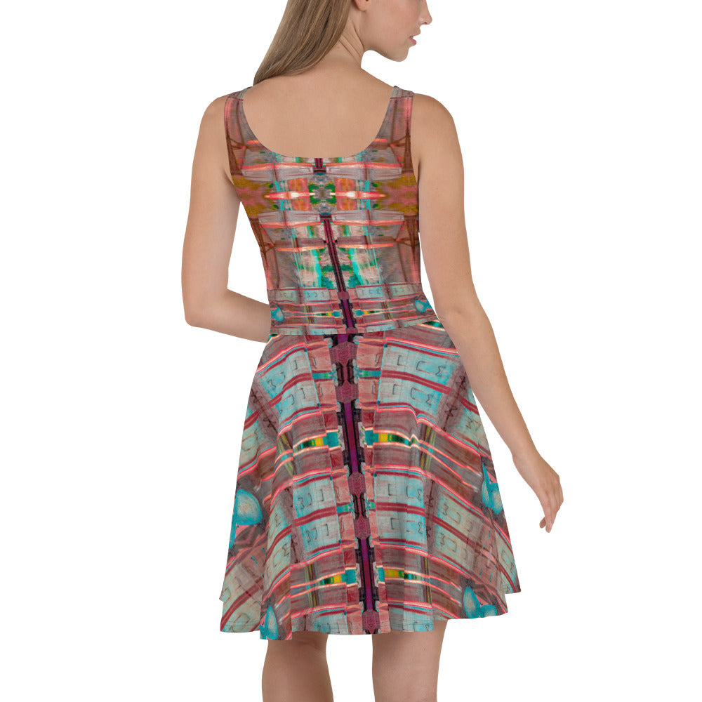 Footings Sleeveless Skater Dress Triboca Arts