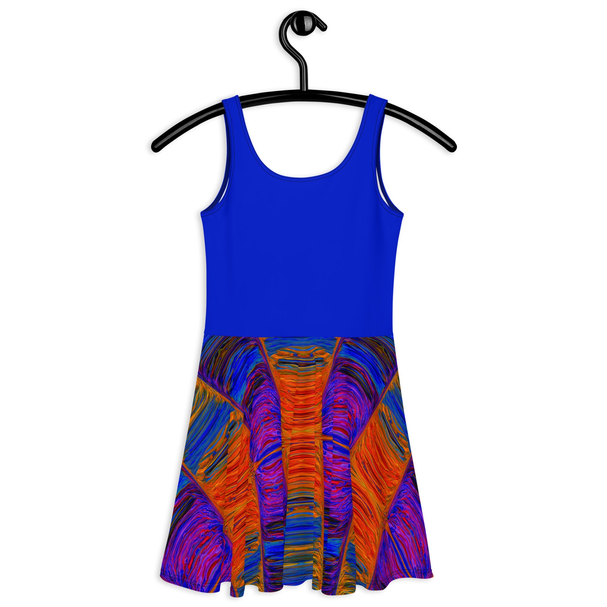 Fire & Water Harmonics Skater Dress Triboca Arts