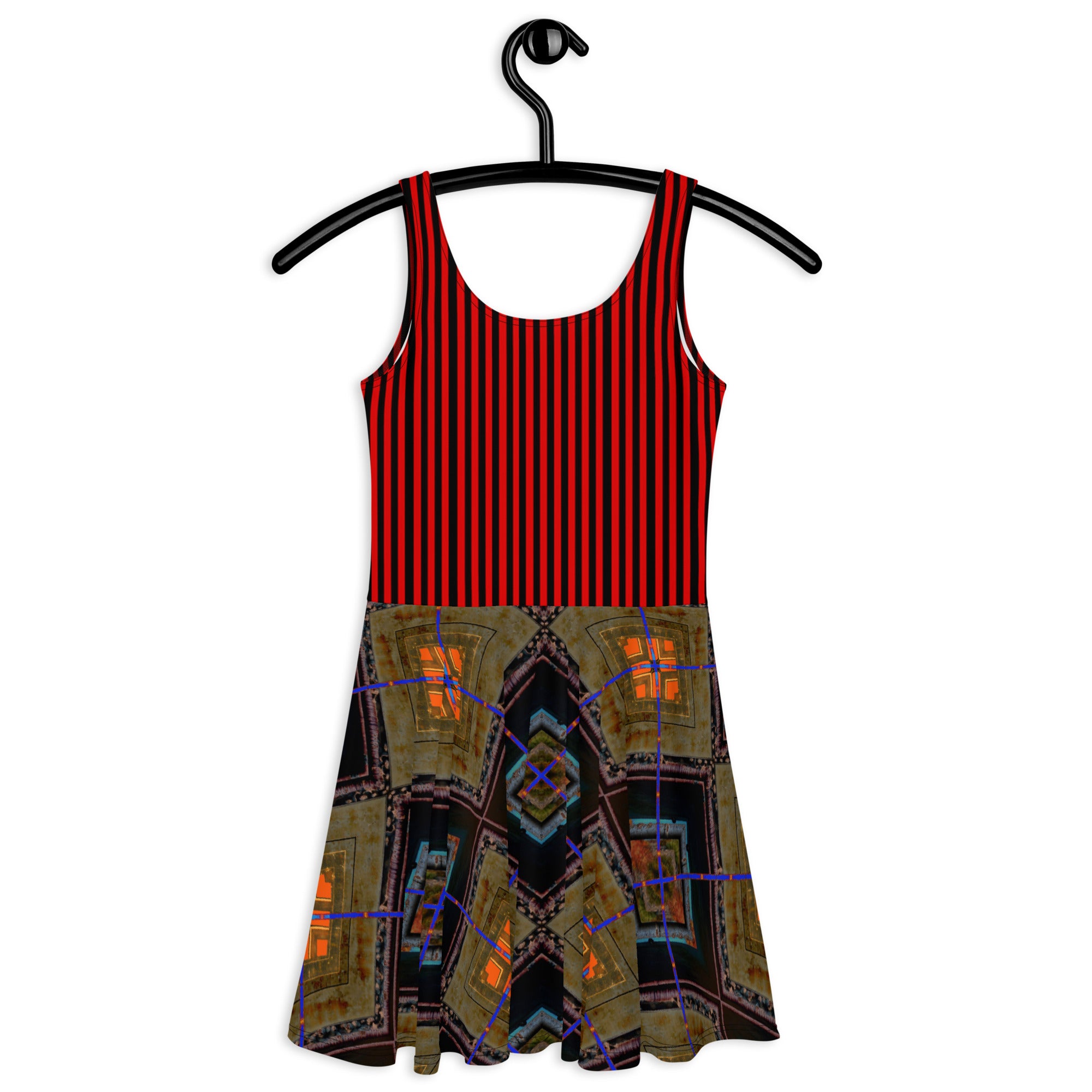 Canyon Bridge Skater Dress Triboca Arts