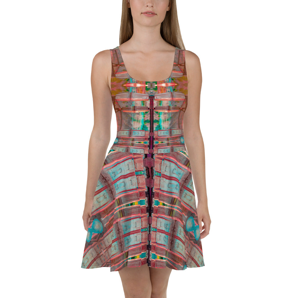 Footings Sleeveless Skater Dress Triboca Arts XS