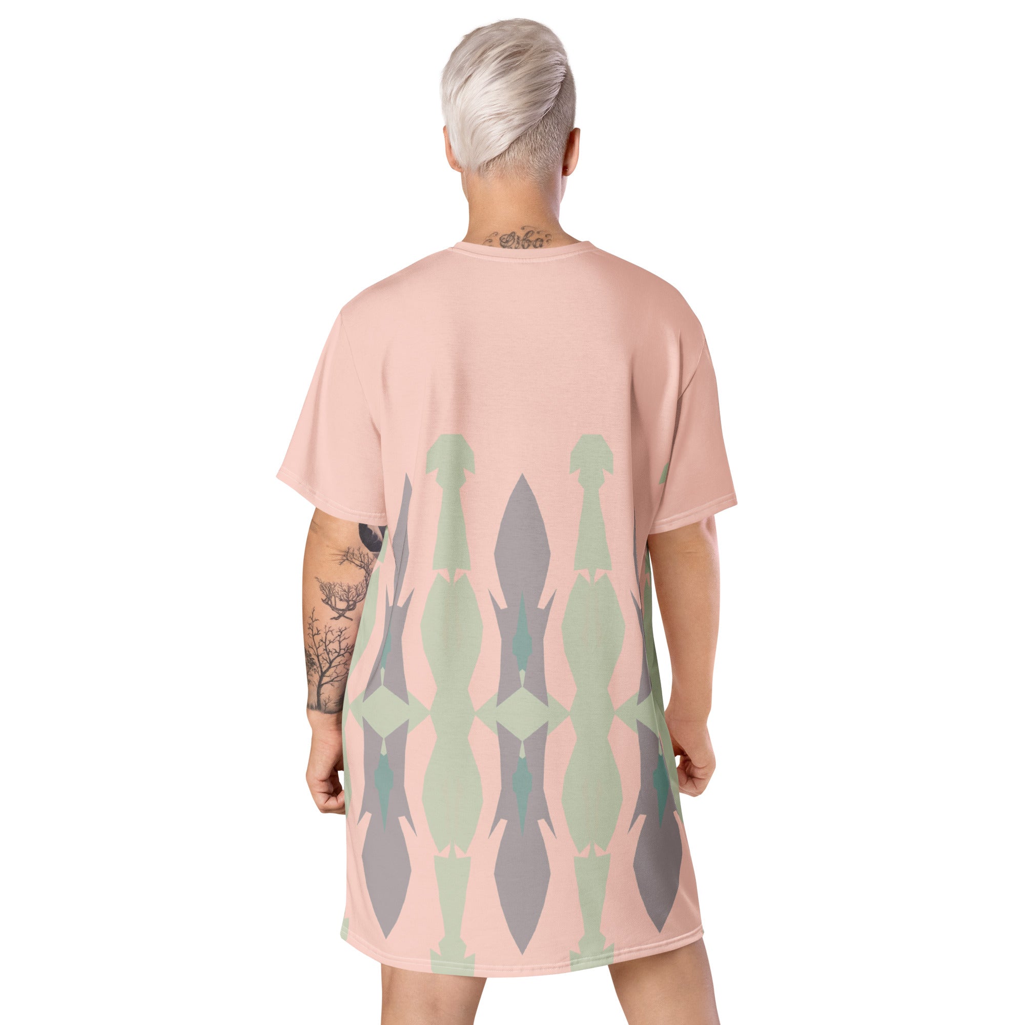 Gulf Shore Oversized T-Shirt Dress Triboca Arts   