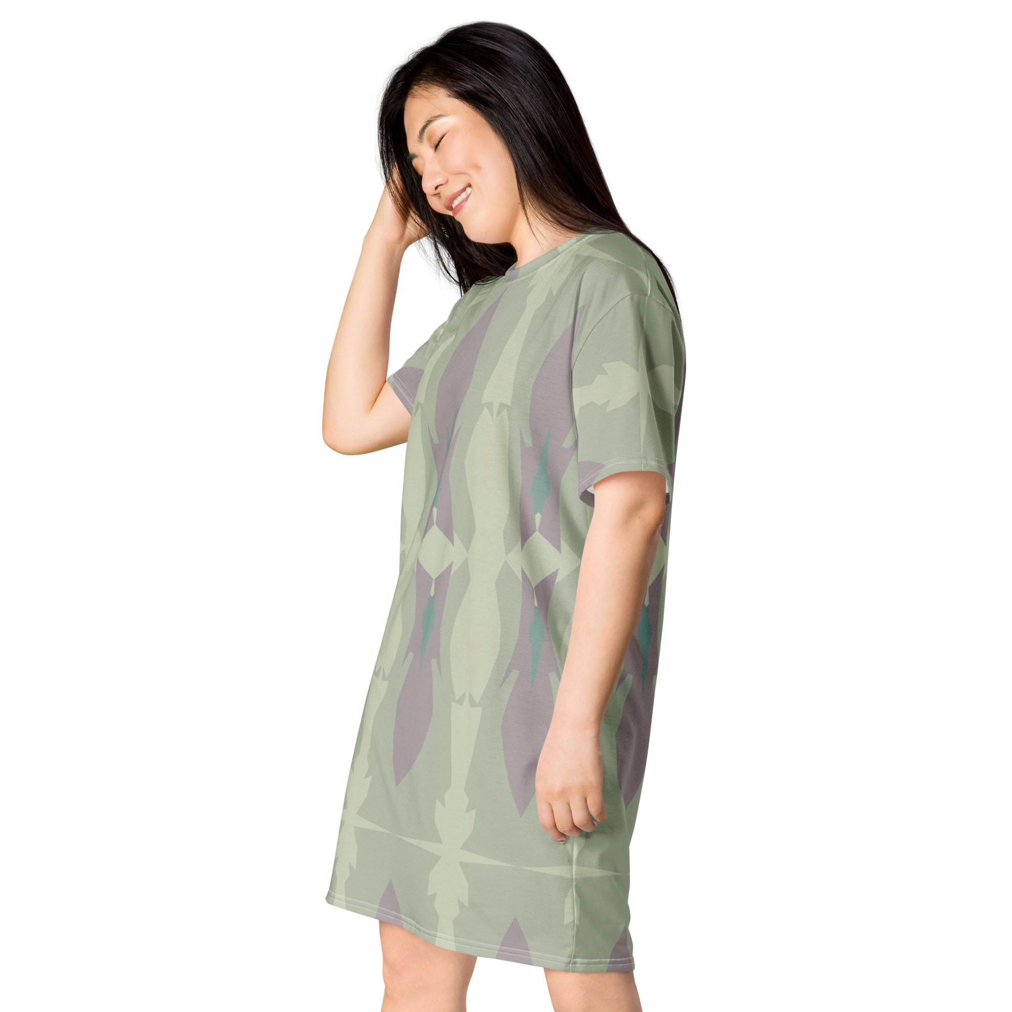 Gulf Shore Oversized T-Shirt Dress Triboca Arts