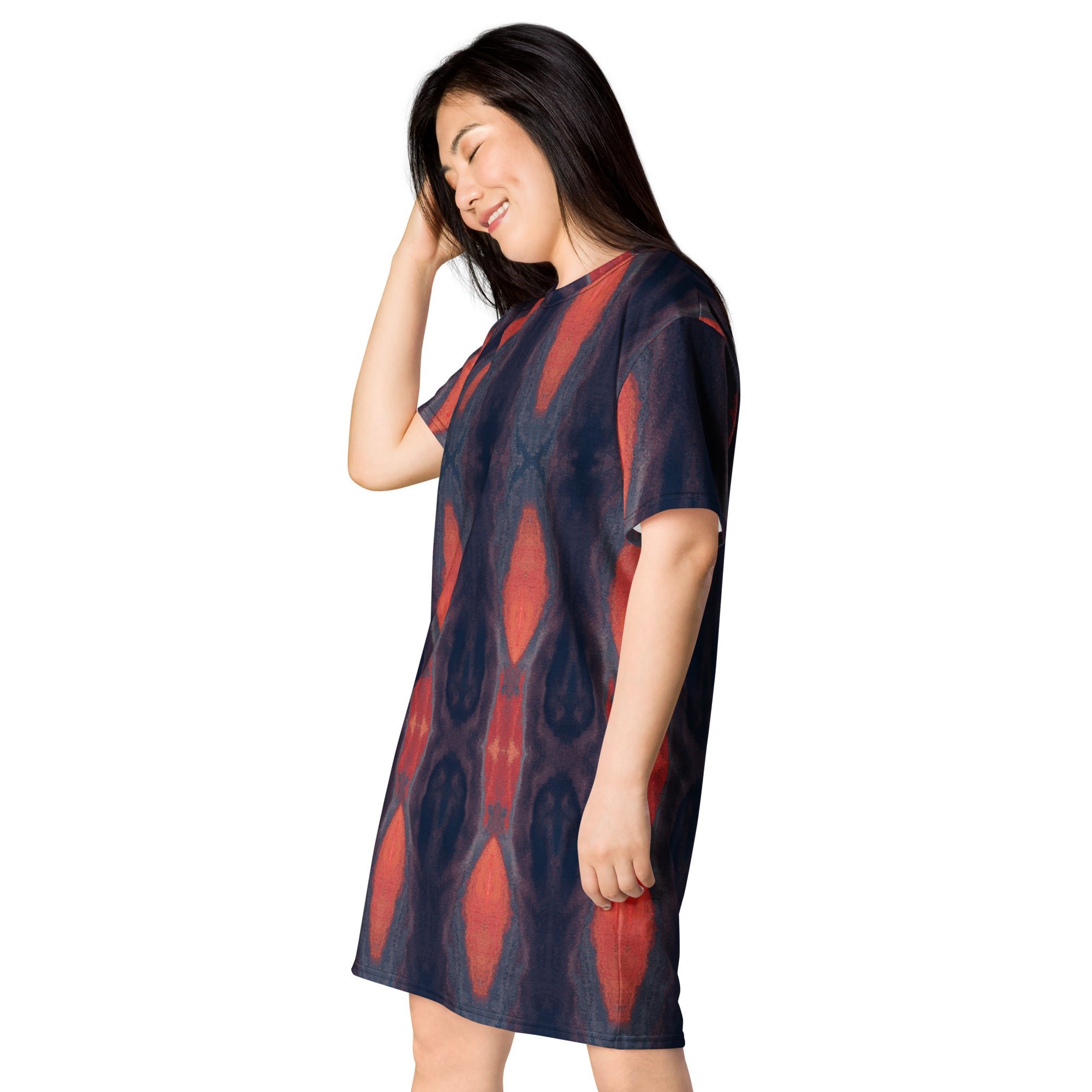 Gulf Shore Oversized T-Shirt Dress Triboca Arts   