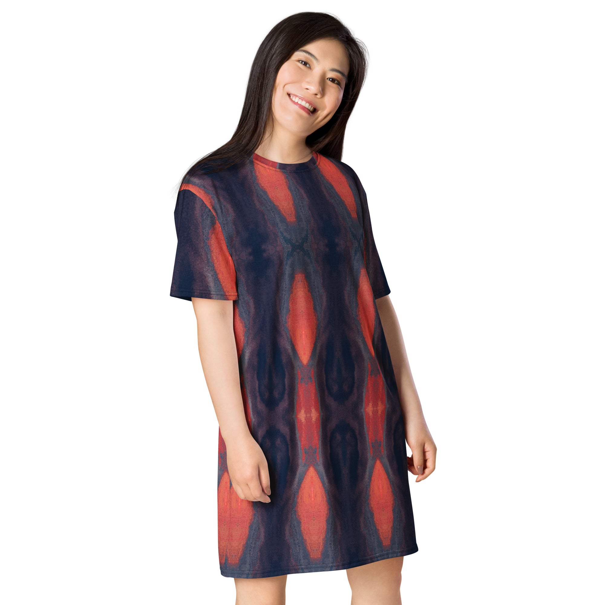 Gulf Shore Oversized T-Shirt Dress Triboca Arts   