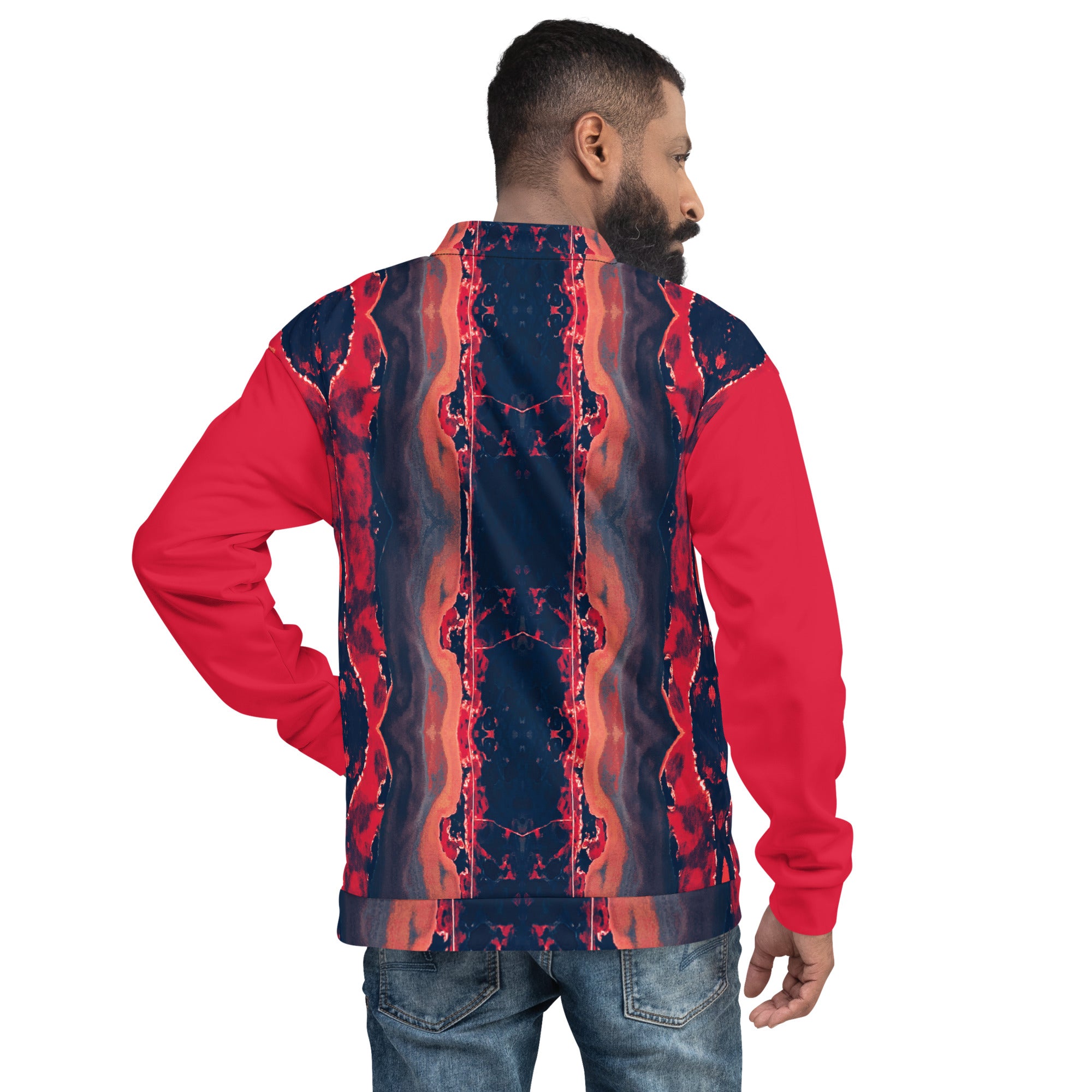 Gulf Shore Unisex Bomber Jacket Triboca Arts