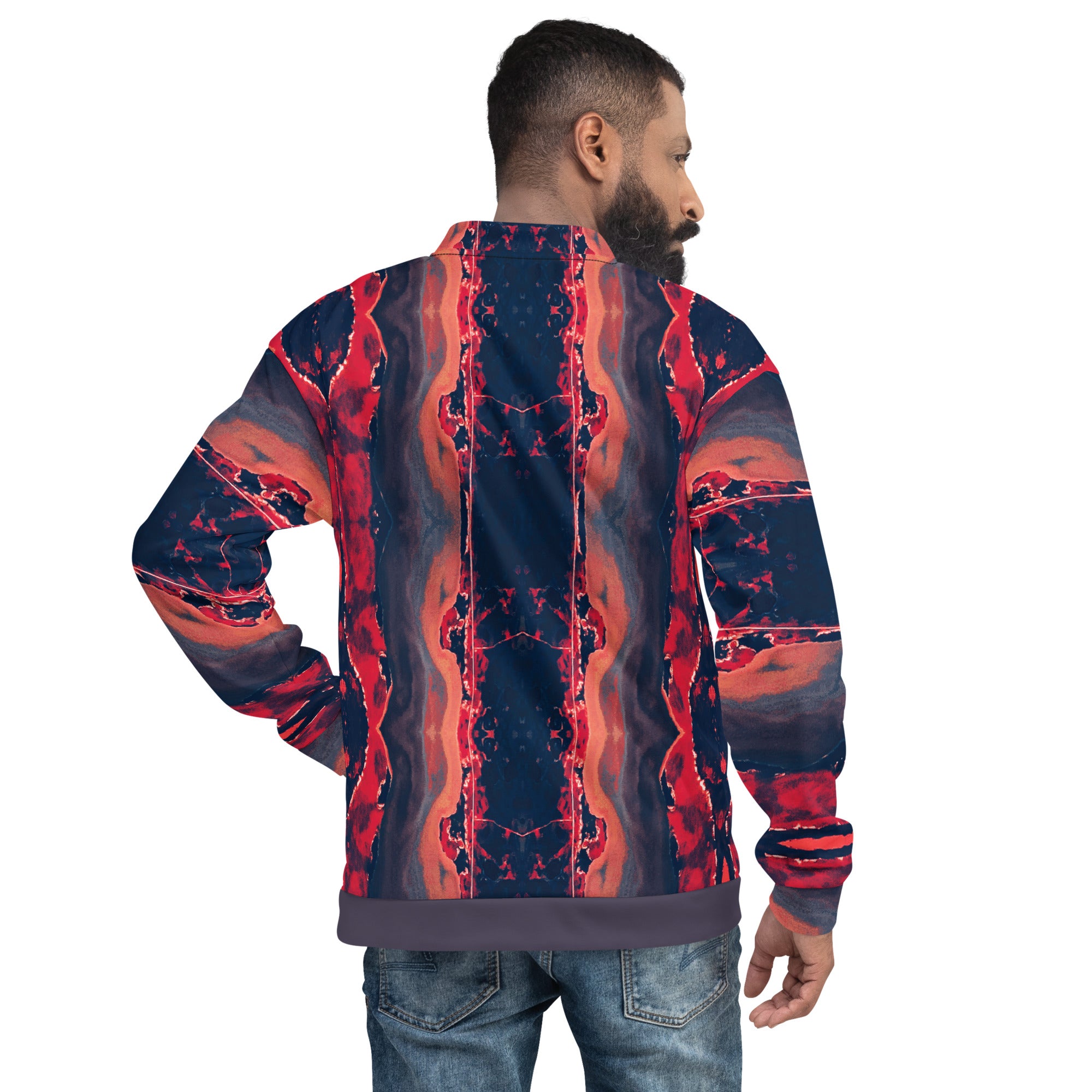 Gulf Shore Unisex Bomber Jacket Triboca Arts