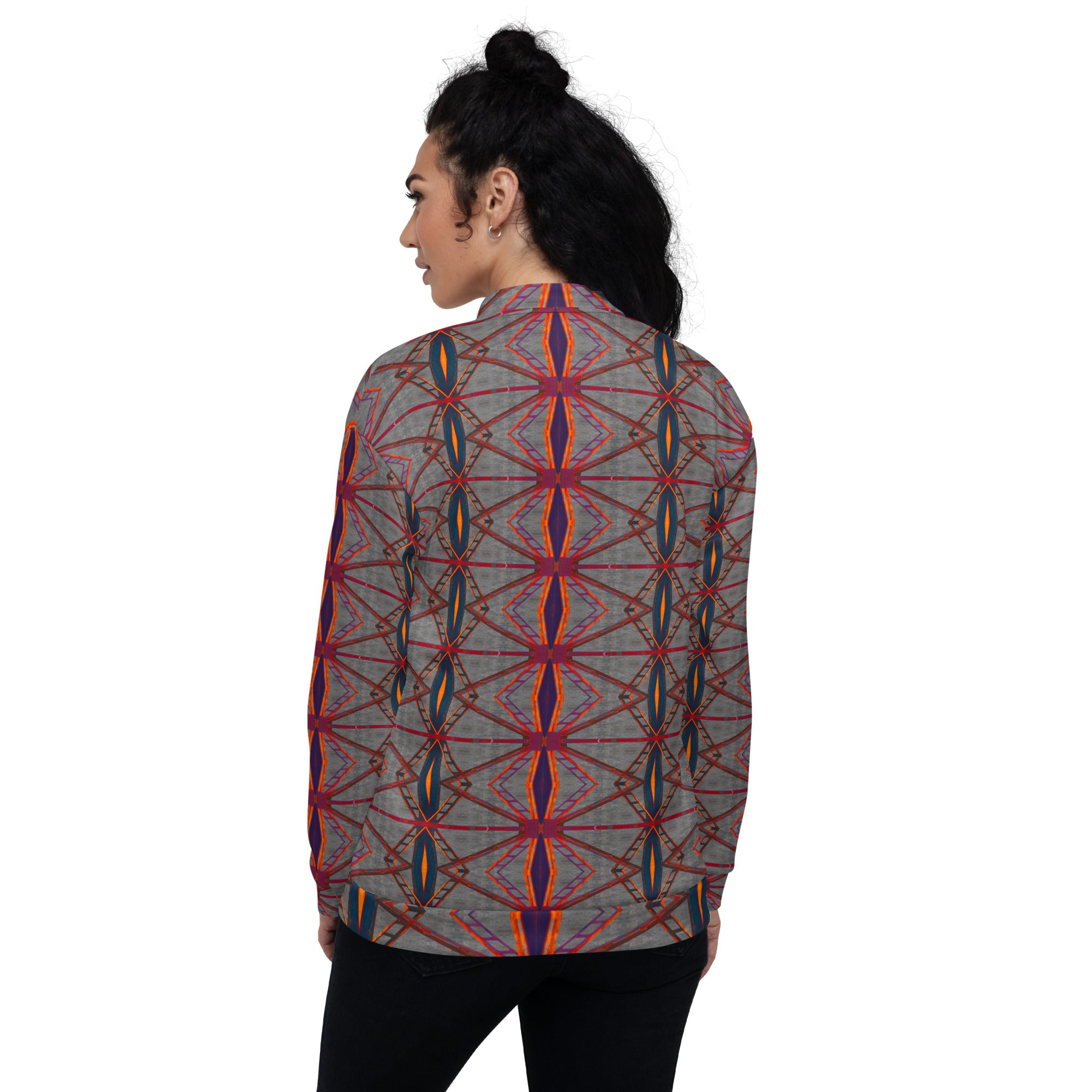 Trestle Frames Unisex Bomber Jacket Triboca Arts   