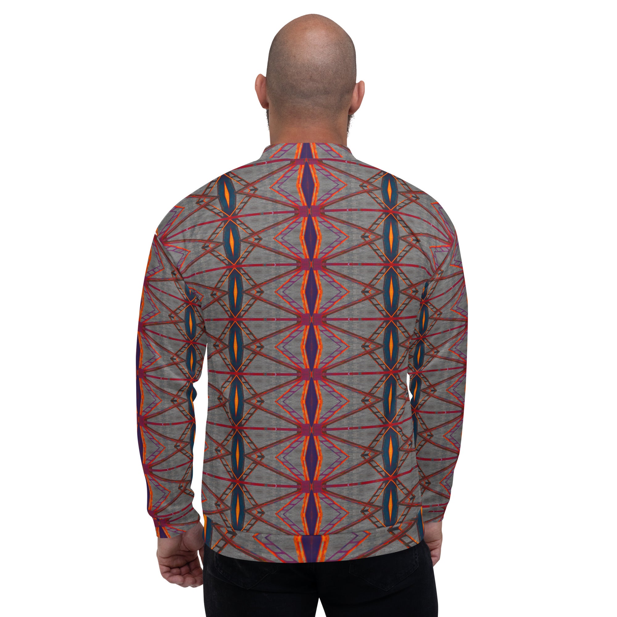 Trestle Frames Unisex Bomber Jacket Triboca Arts