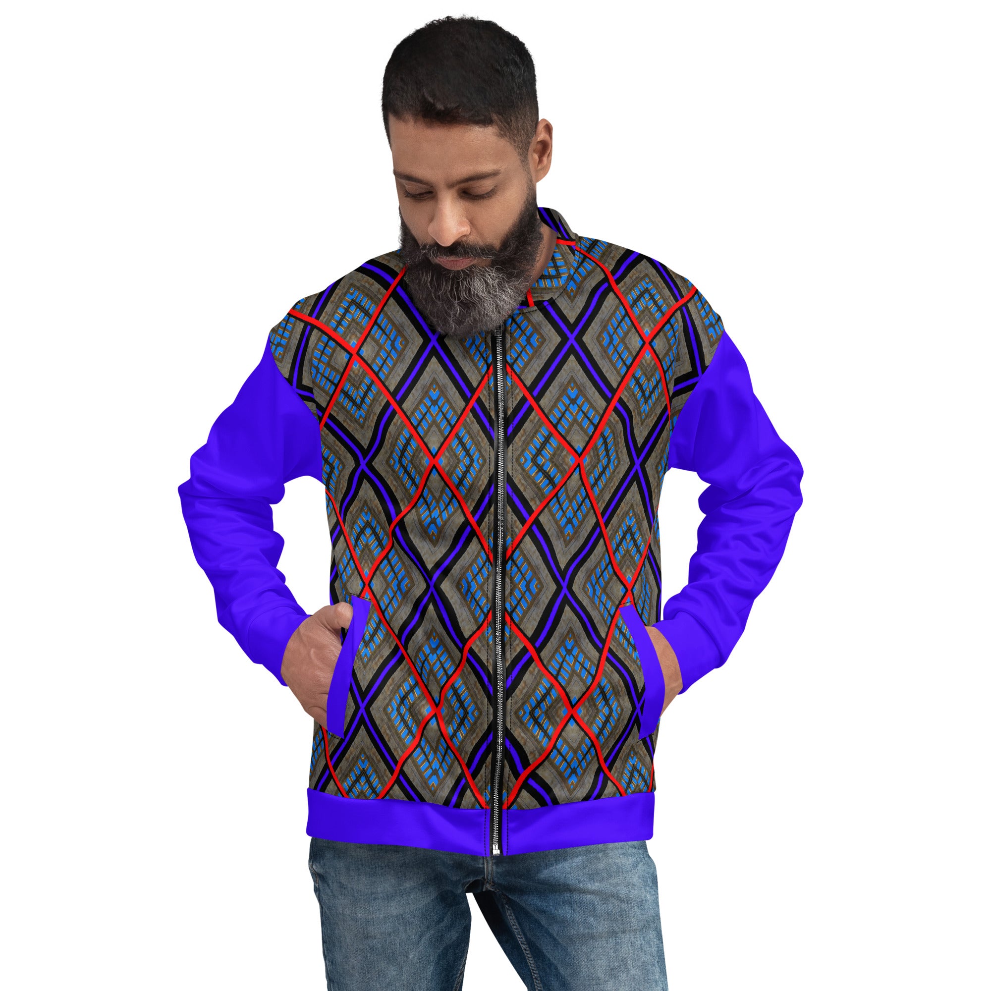 Skylights Unisex Bomber Jacket Triboca Arts   