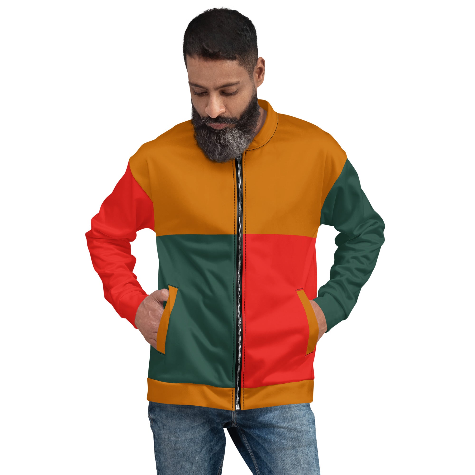 Gulf Shore Unisex Bomber Jacket Triboca Arts