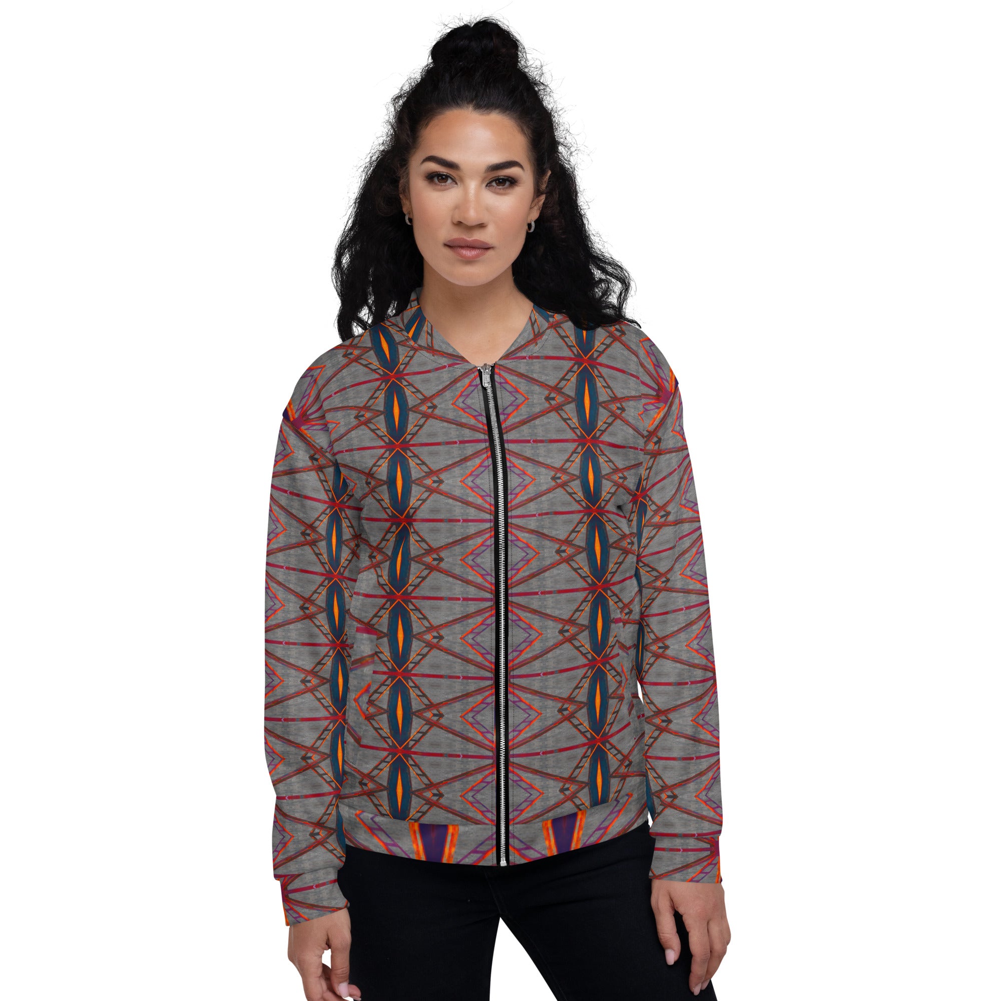 Trestle Frames Unisex Bomber Jacket Triboca Arts   