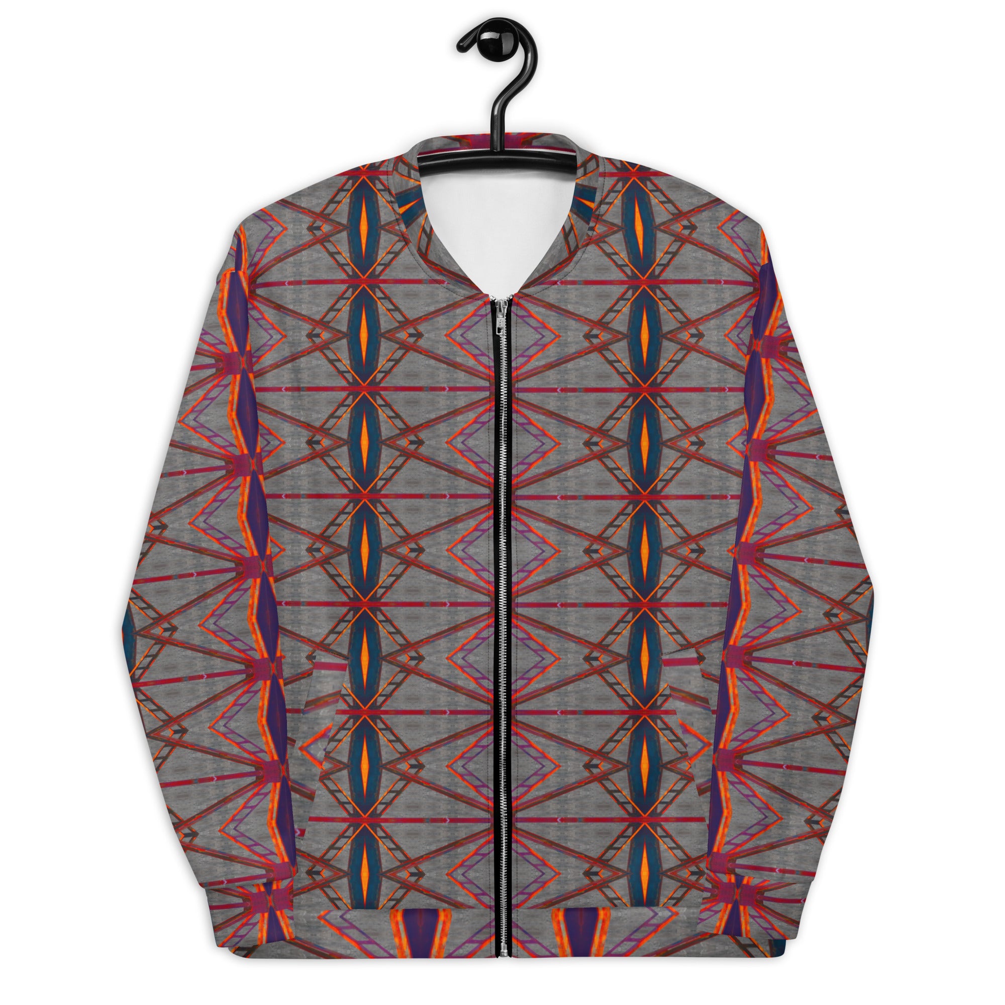 Trestle Frames Unisex Bomber Jacket Triboca Arts