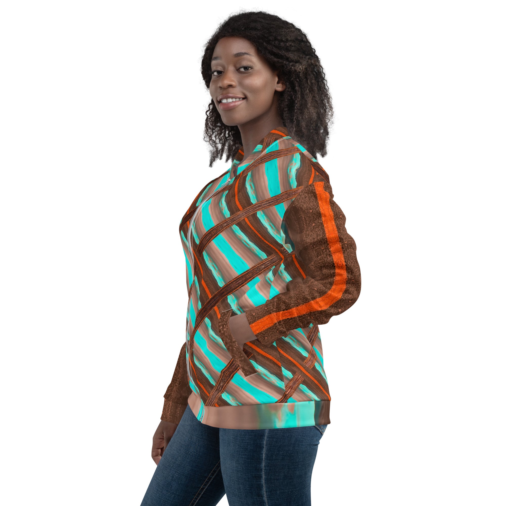 Mojave Trails Unisex Bomber Jacket Triboca Arts