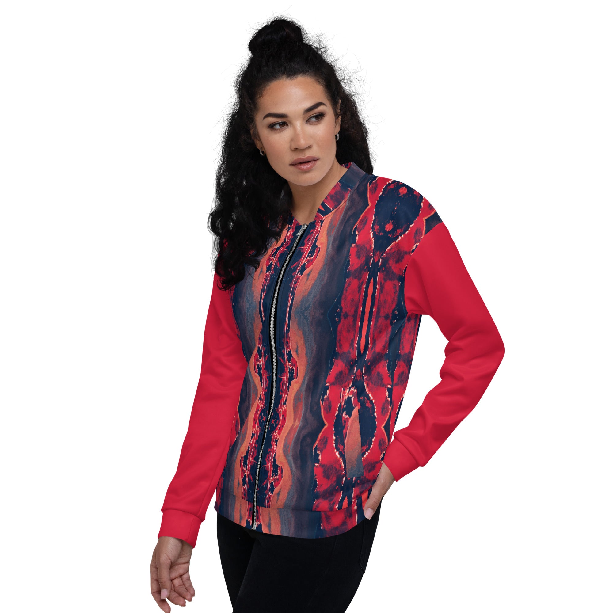 Gulf Shore Unisex Bomber Jacket Triboca Arts
