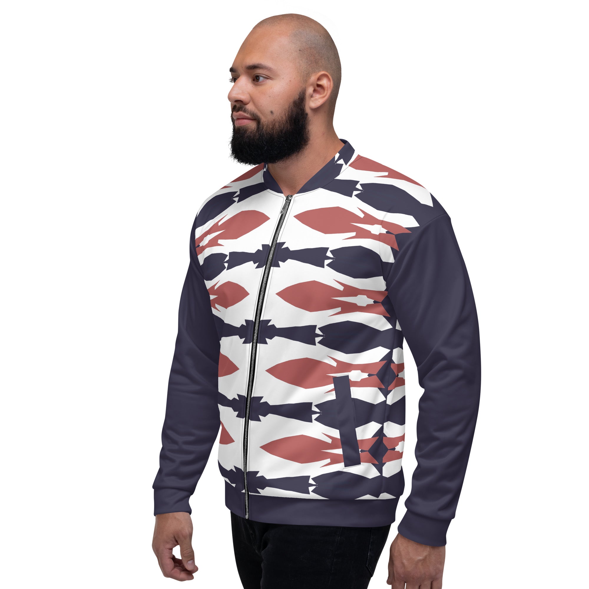 Gulf Shore Unisex Bomber Jacket Triboca Arts
