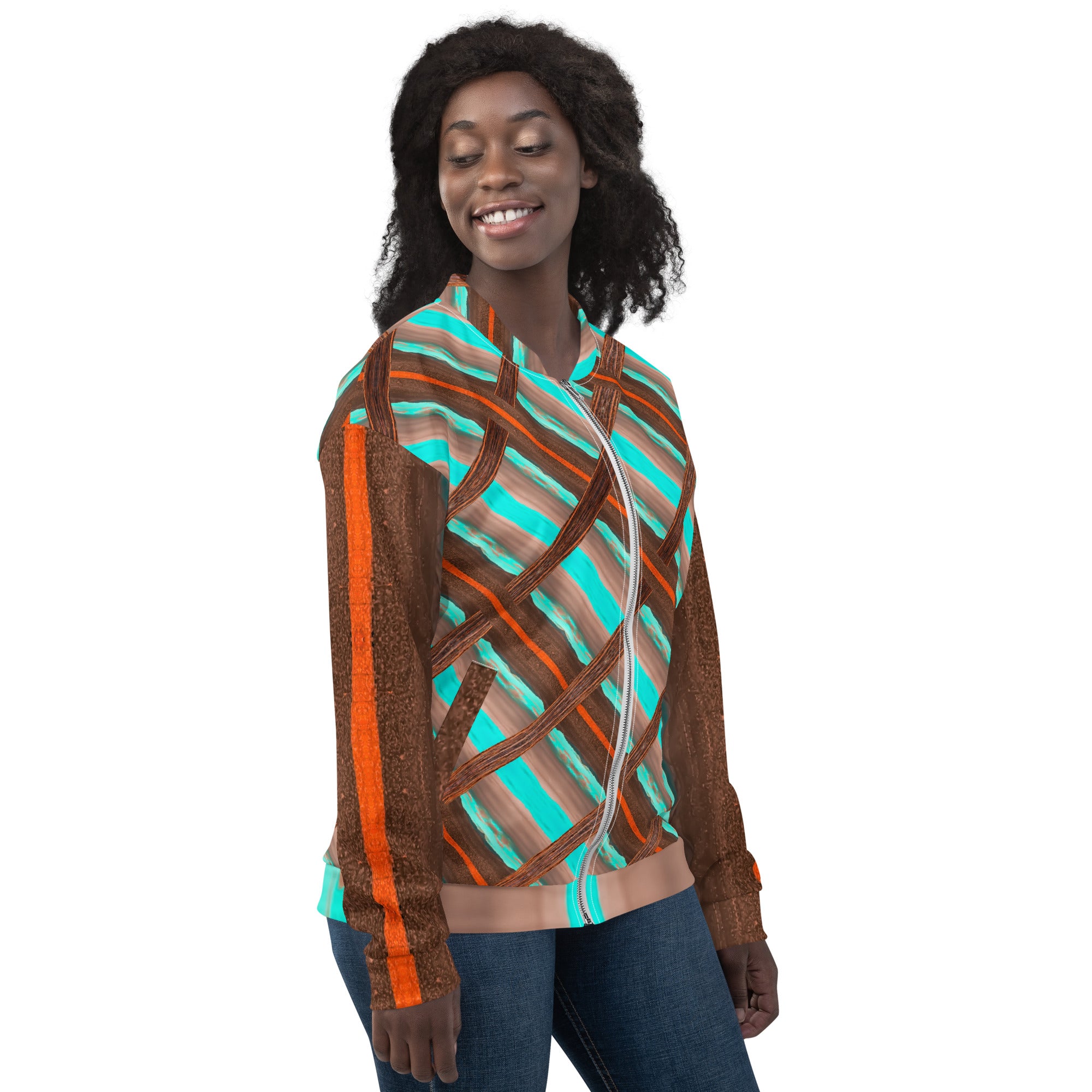 Mojave Trails Unisex Bomber Jacket Triboca Arts