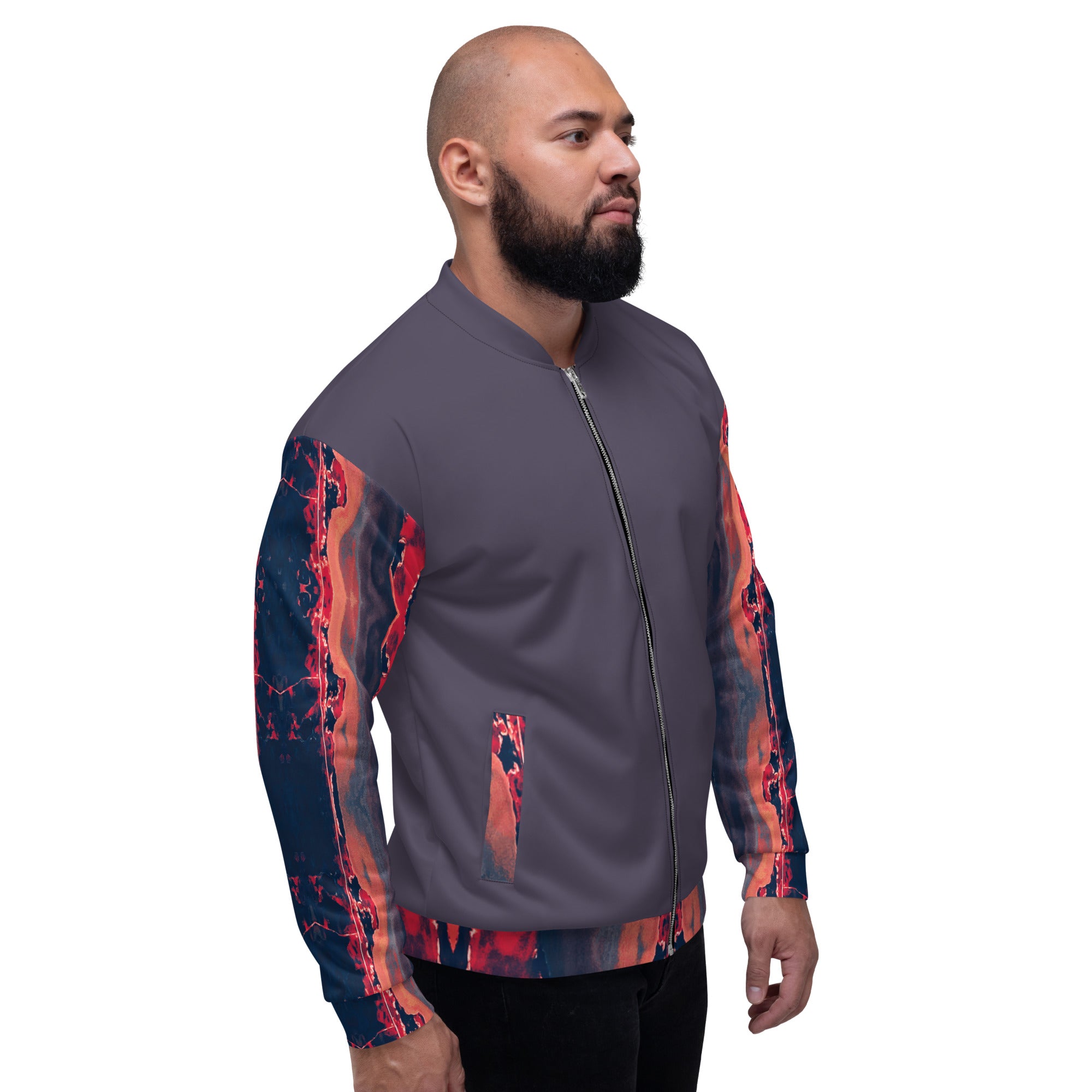 Gulf Shore Unisex Bomber Jacket Triboca Arts