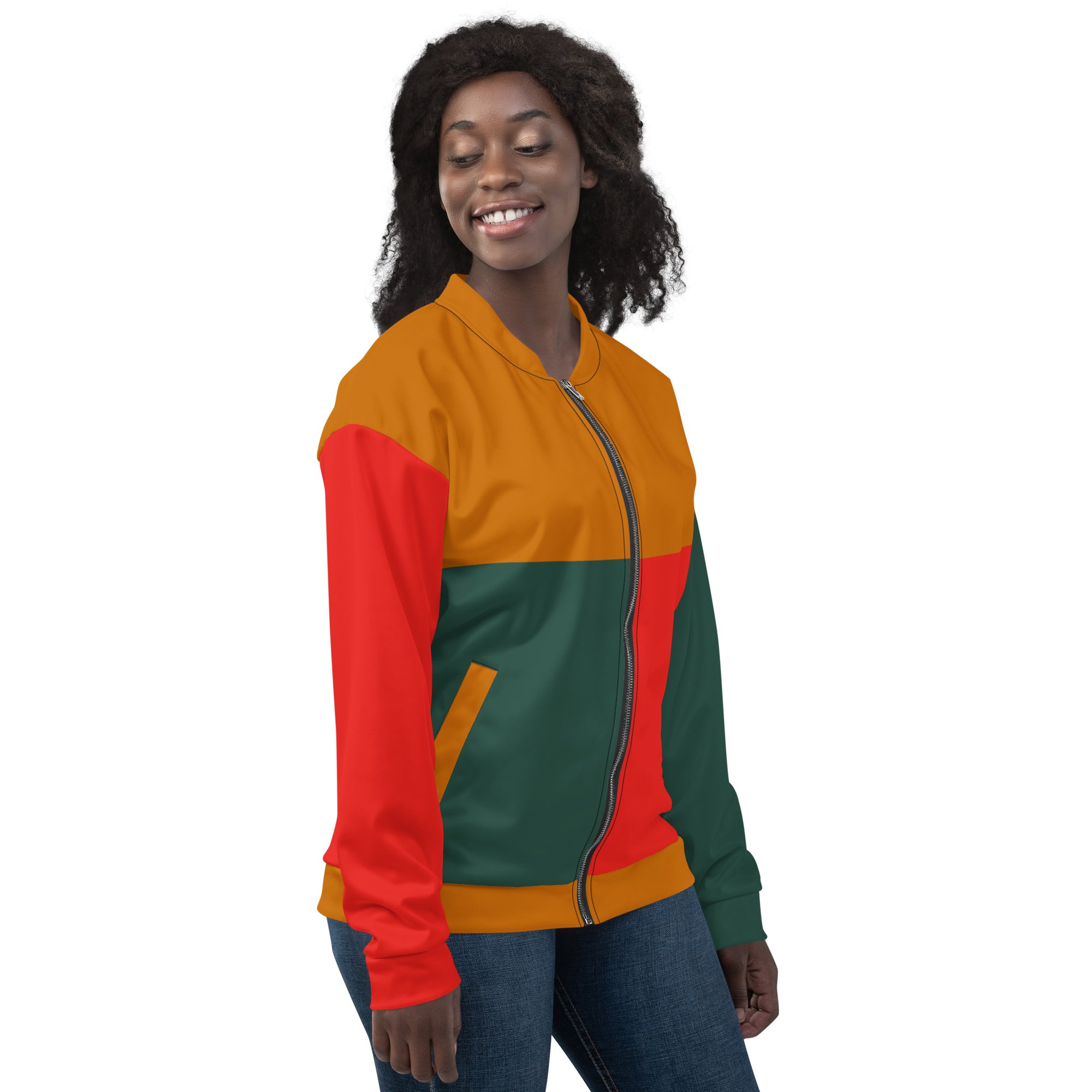 Gulf Shore Unisex Bomber Jacket Triboca Arts