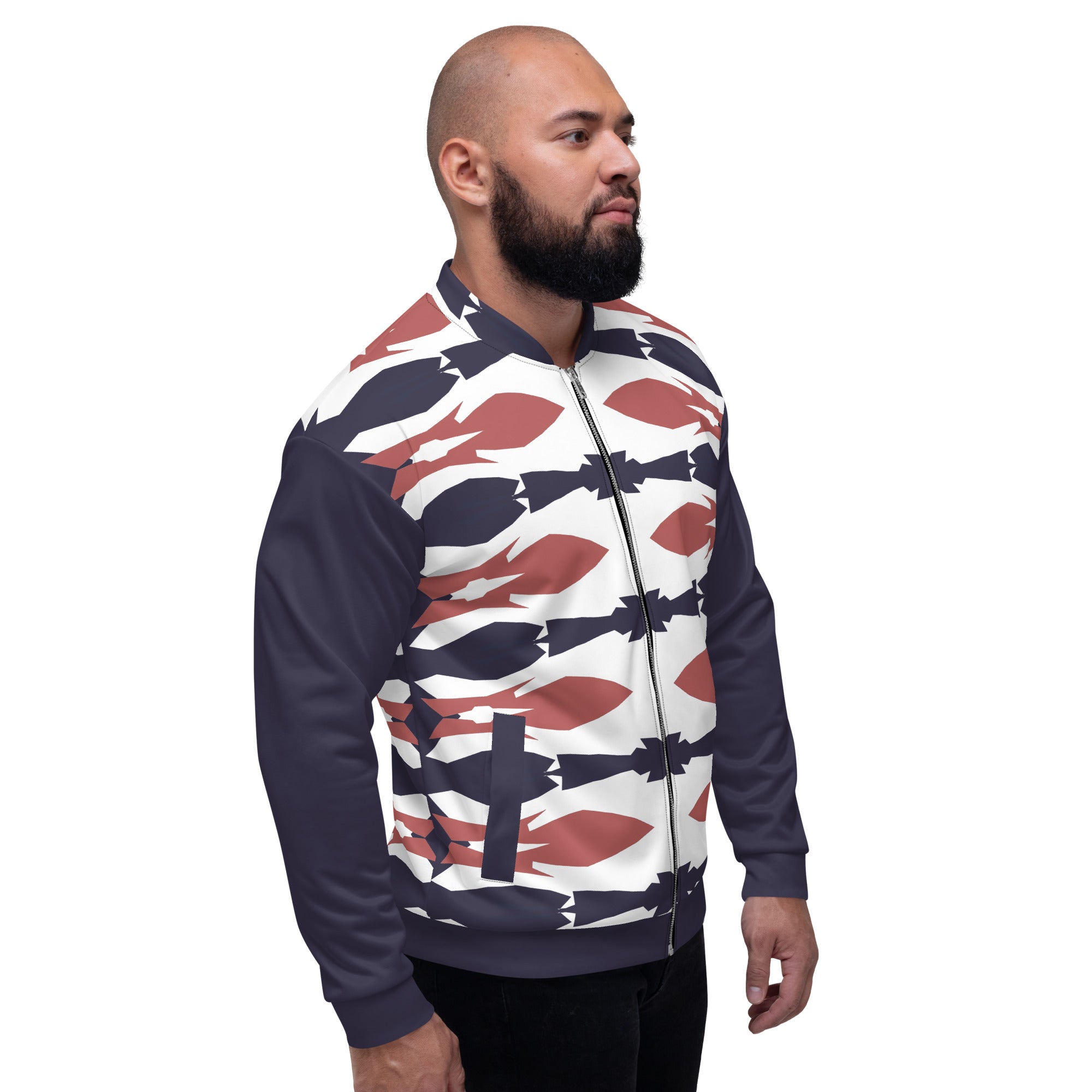 Gulf Shore Unisex Bomber Jacket Triboca Arts