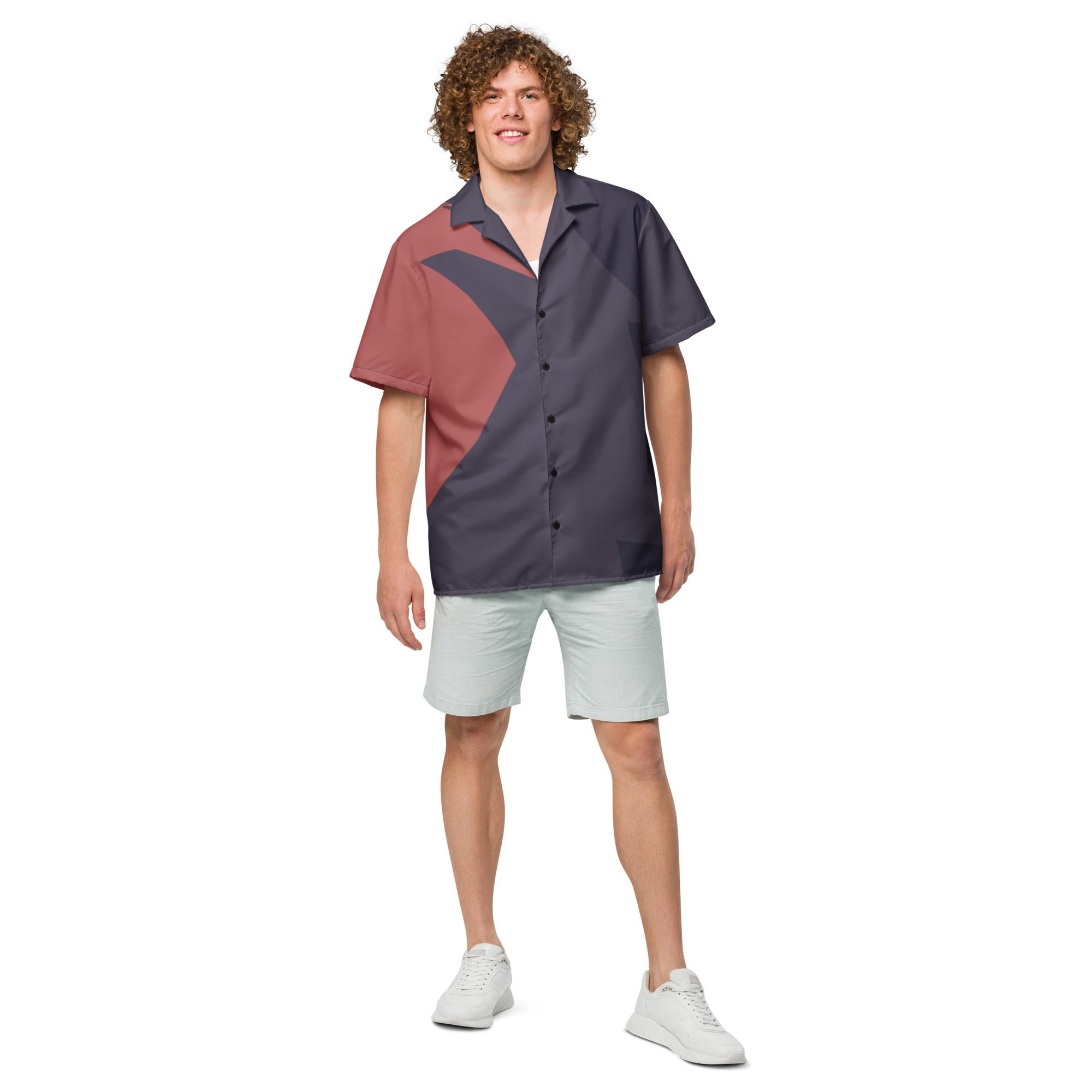 Gulf Shore Unisex Button Shirt Triboca Arts 2XS
