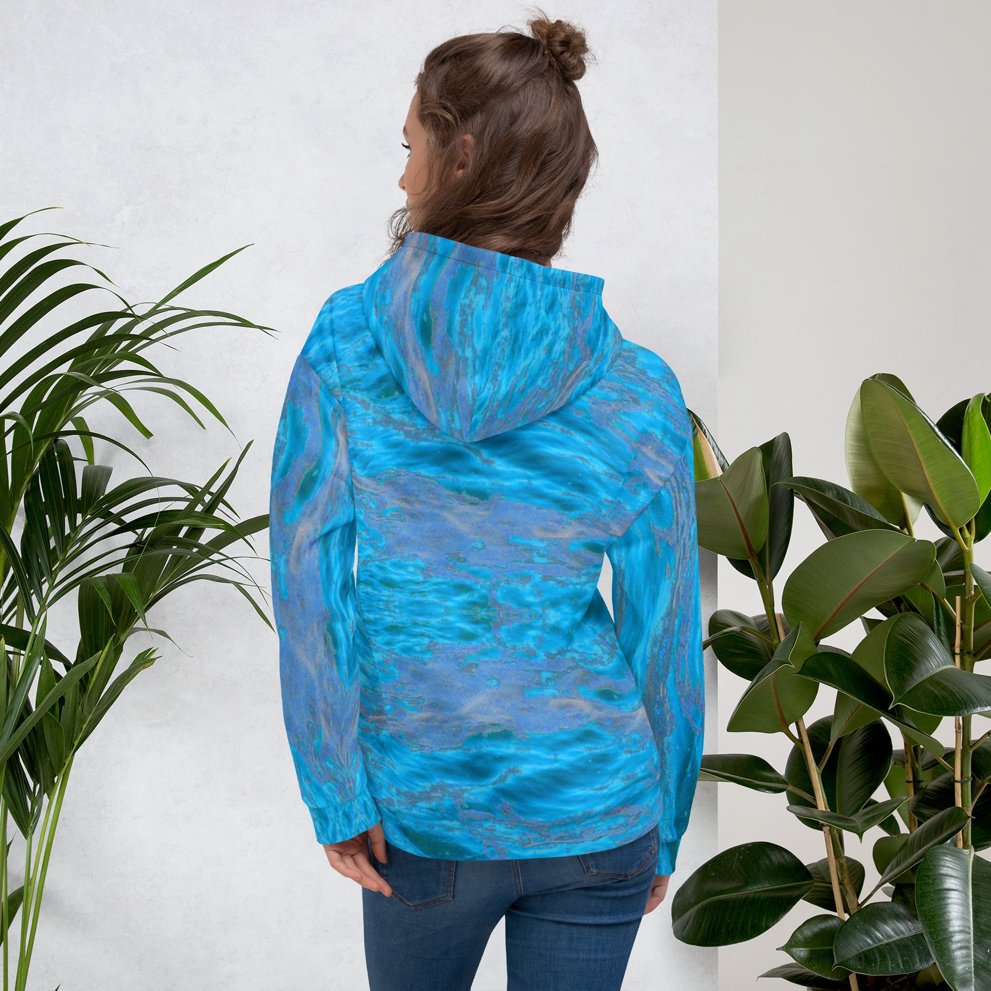 Monterey Azul  Women's Eco-Friendly Hoodie Triboca Arts