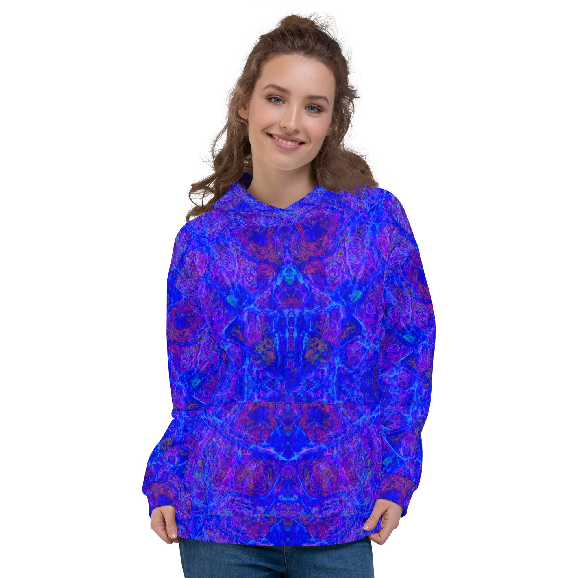 Blue Marble Women's Eco-Friendly Hoodie Triboca Arts XS  