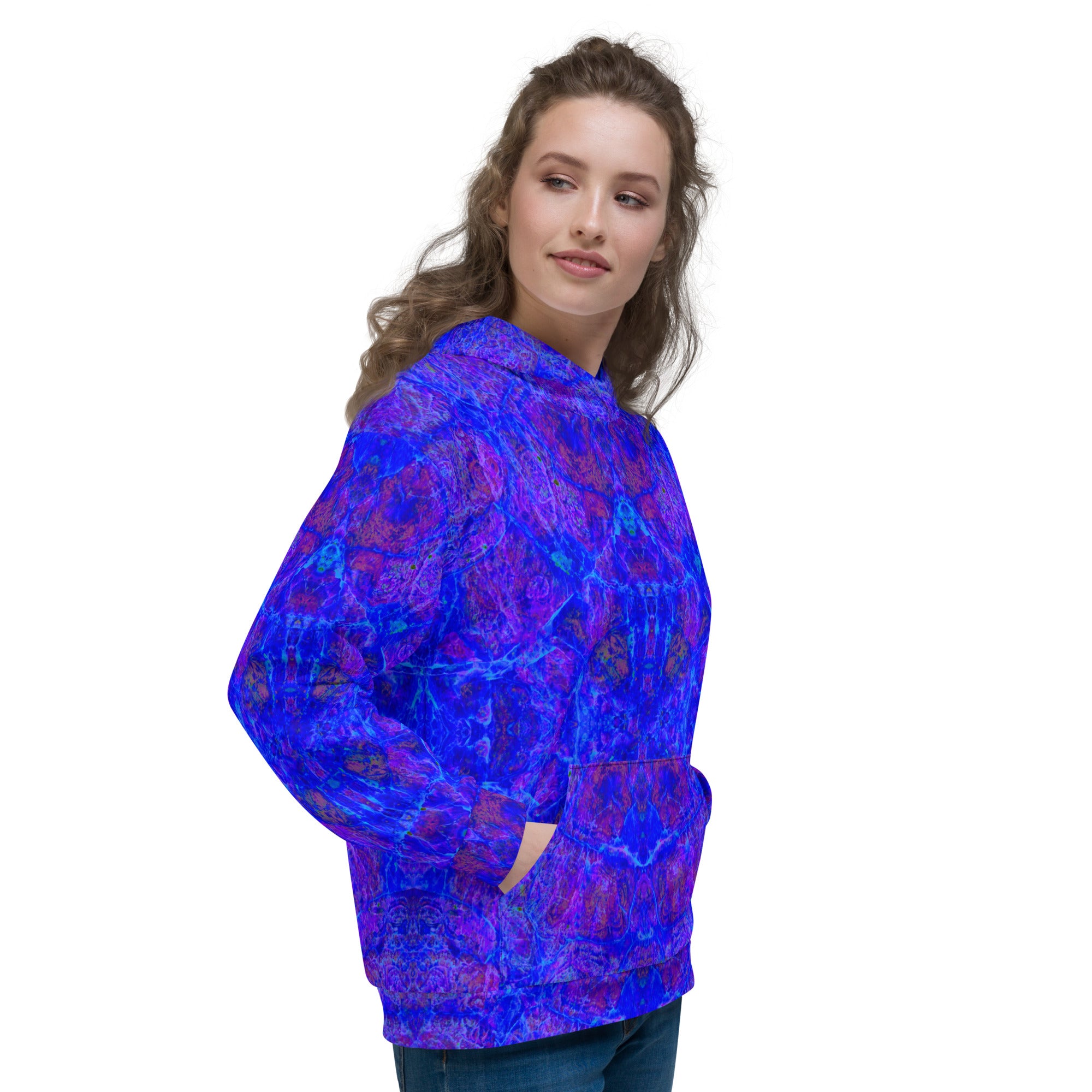 Blue Marble Women's Eco-Friendly Hoodie Triboca Arts